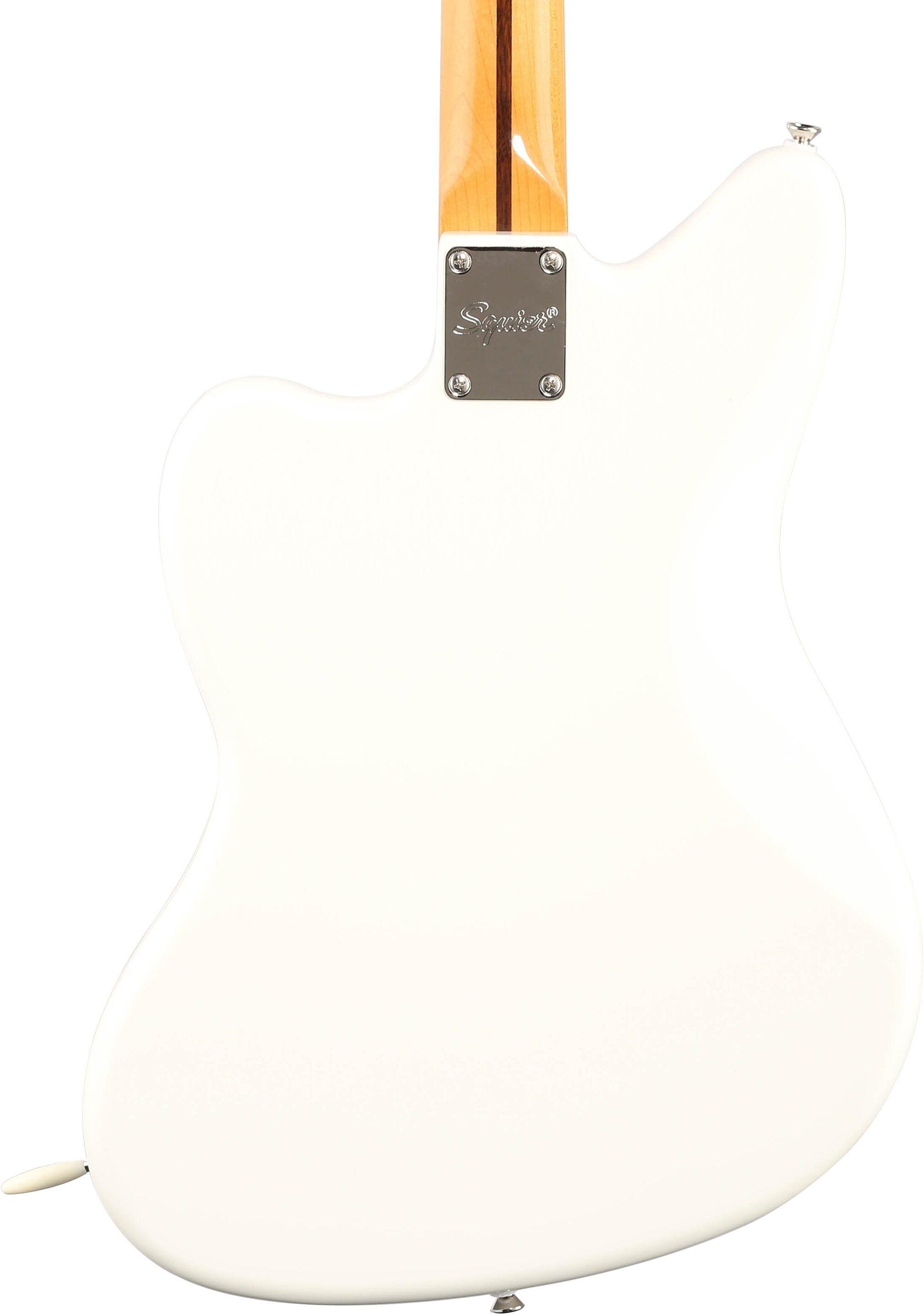 Squier Classic Vibe '60s Jazzmaster Electric Guitar, with Laurel Fingerboard, Olympic White, Body Straight Back