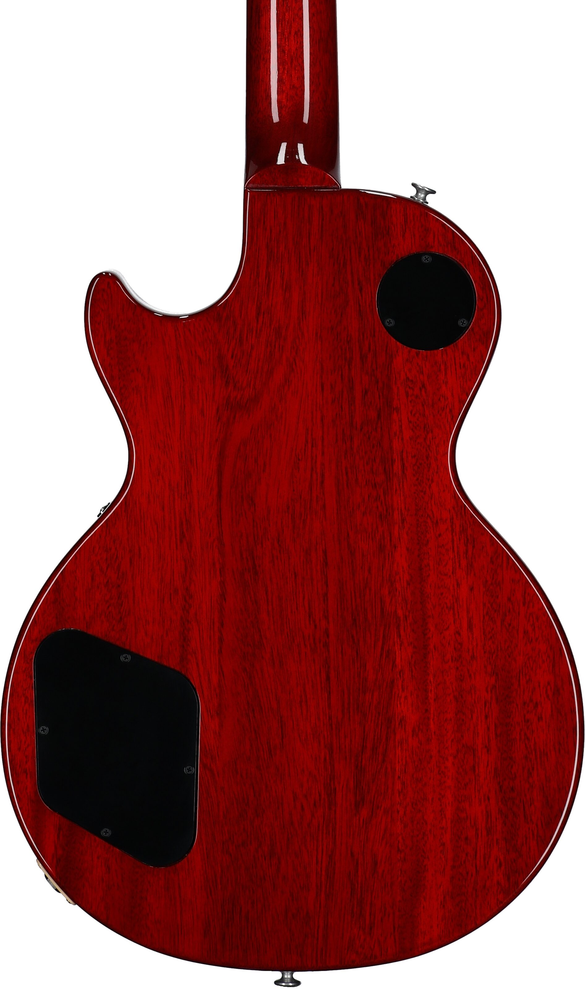 Gibson Exclusive Les Paul Studio Figured Electric Guitar (with Soft Case), Cherry Sunburst, Body Straight Back