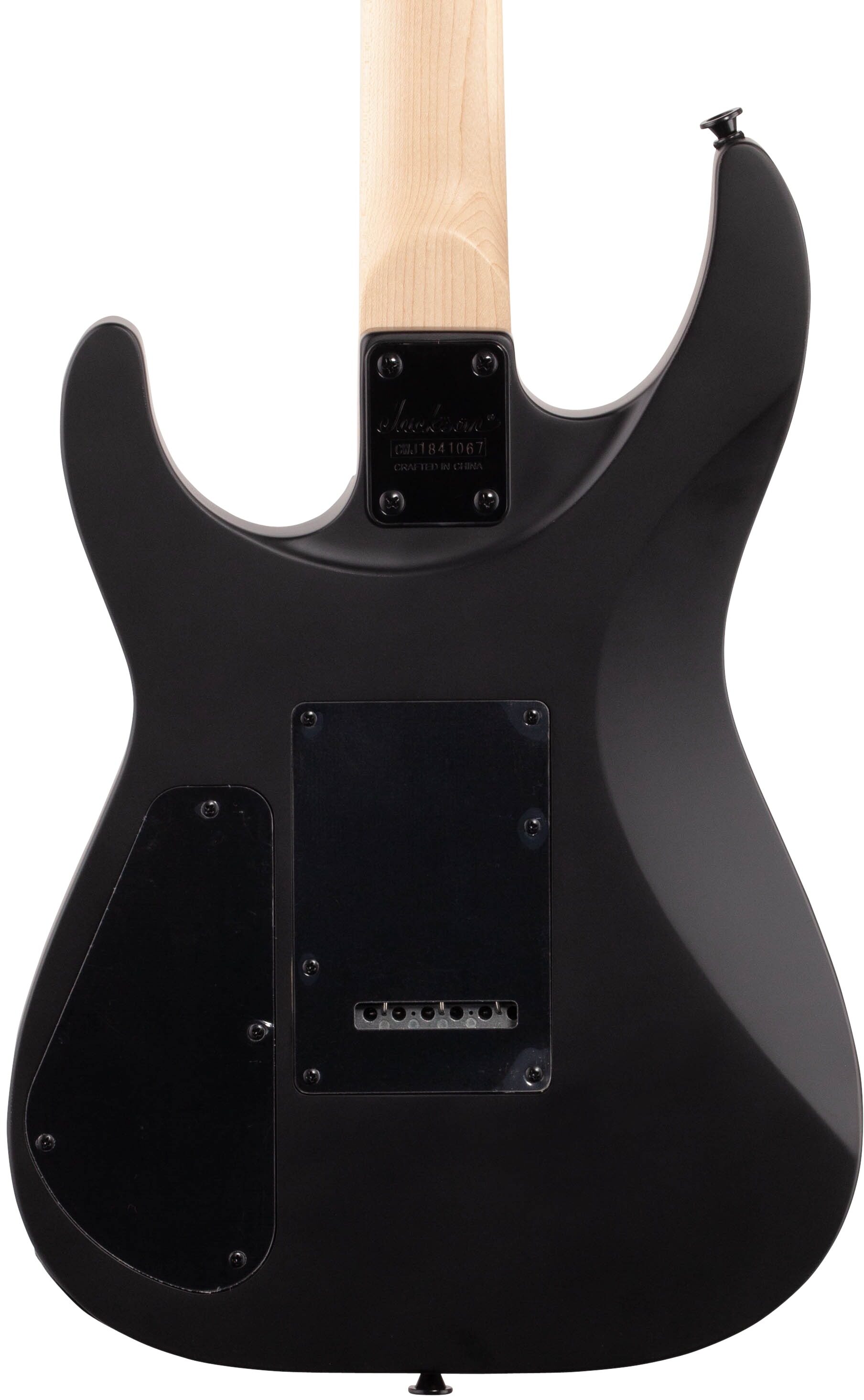 Jackson JS Series Dinky Arch Top JS22 DKA Archtop Electric Guitar, Amaranth Fingerboard, Satin Black, Body Straight Back