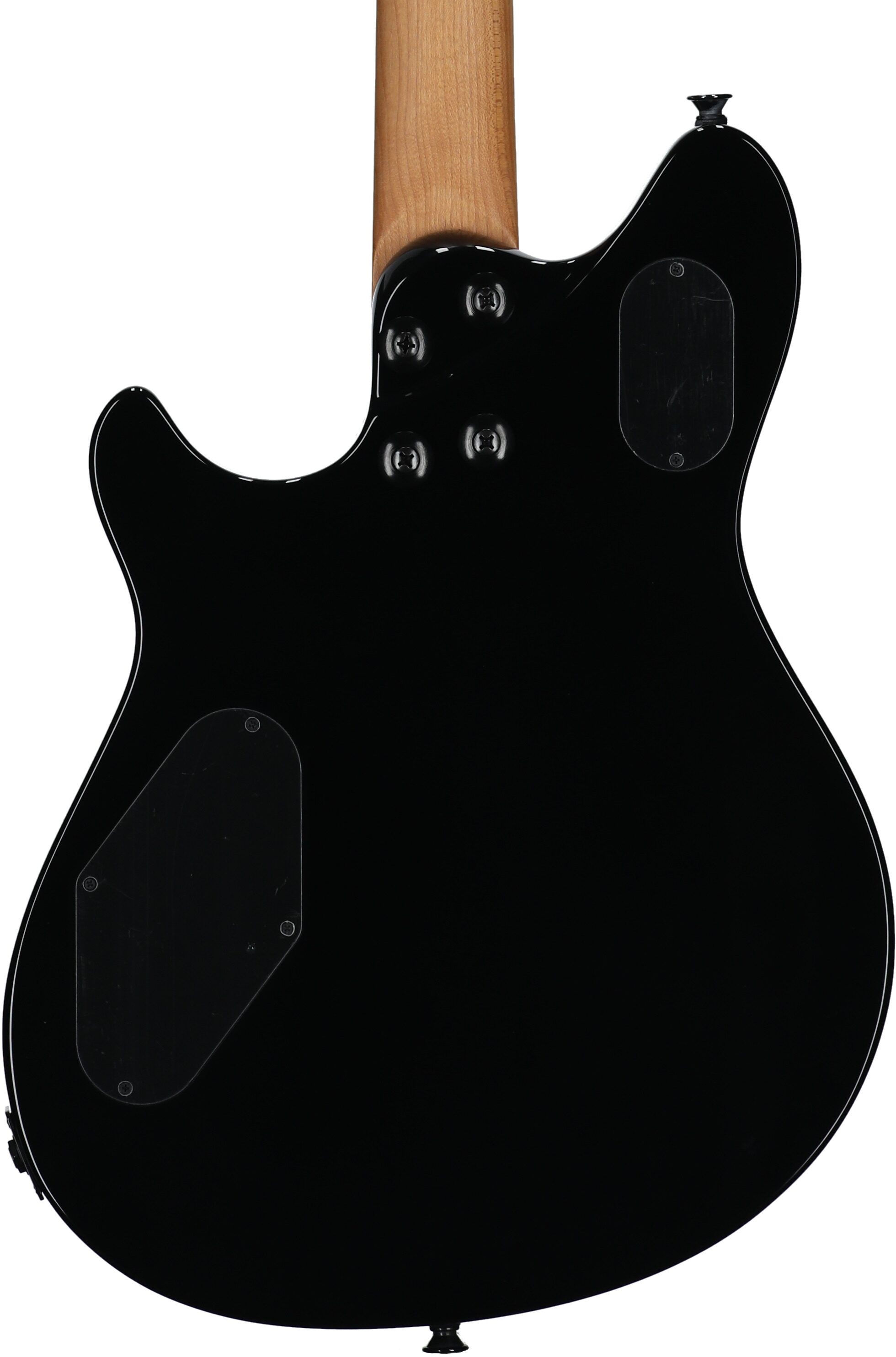 EVH Eddie Van Halen Limited Edition Wolfgang Special TOM Archtop Electric Guitar, Gloss Black, Body Straight Back
