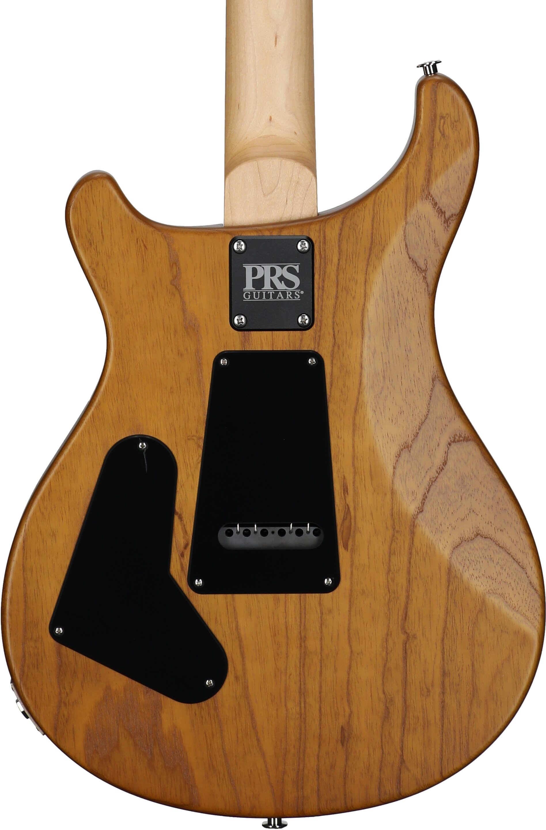 PRS Paul Reed Smith CE 24-08 Swamp Ash Electric Guitar (with Gig Bag), Satin Vintage Natural, Body Straight Back