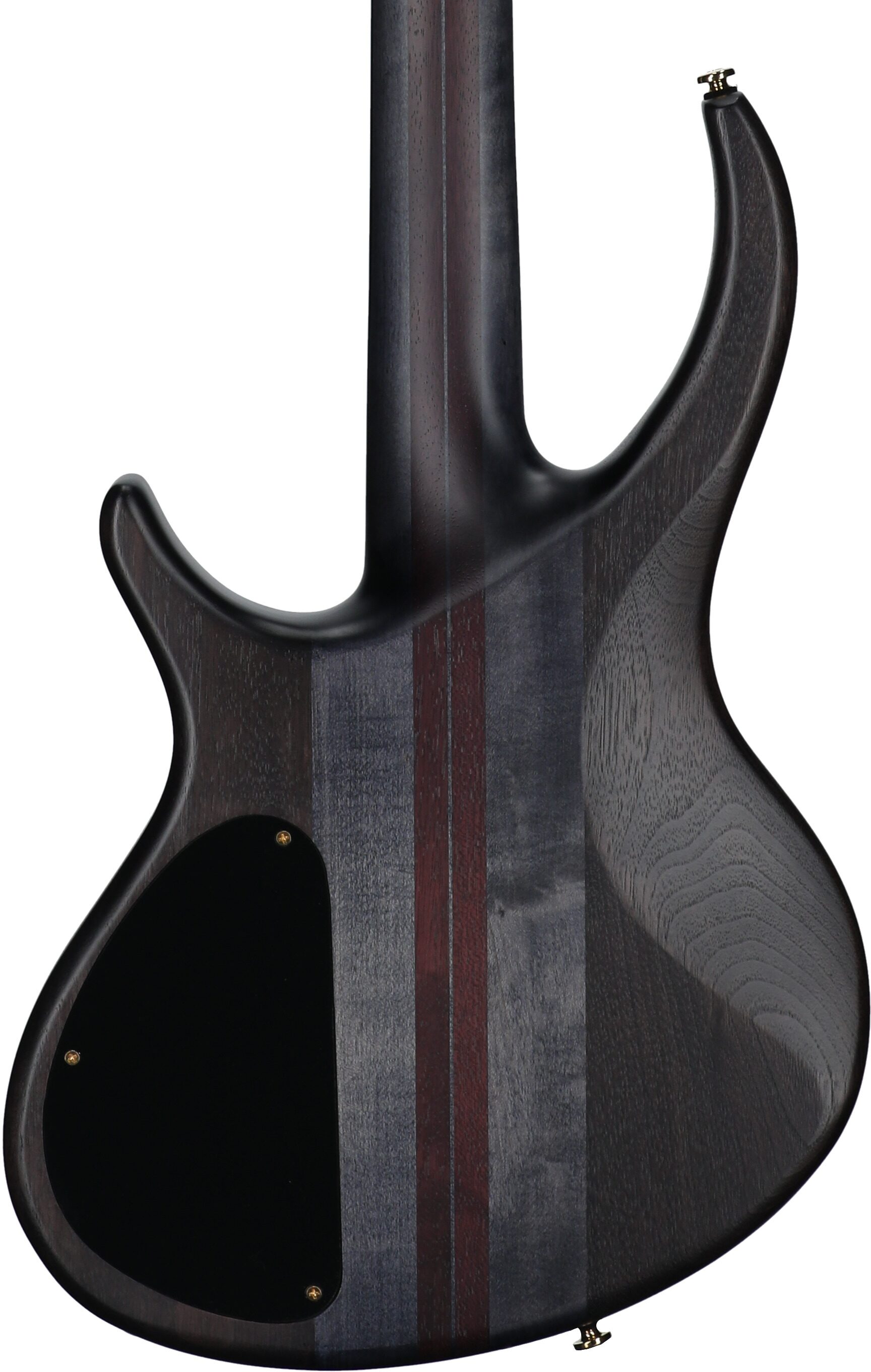 Tobias Classic IV Electric Bass (with Gig Bag), Transparent Black Satin, Body Straight Back