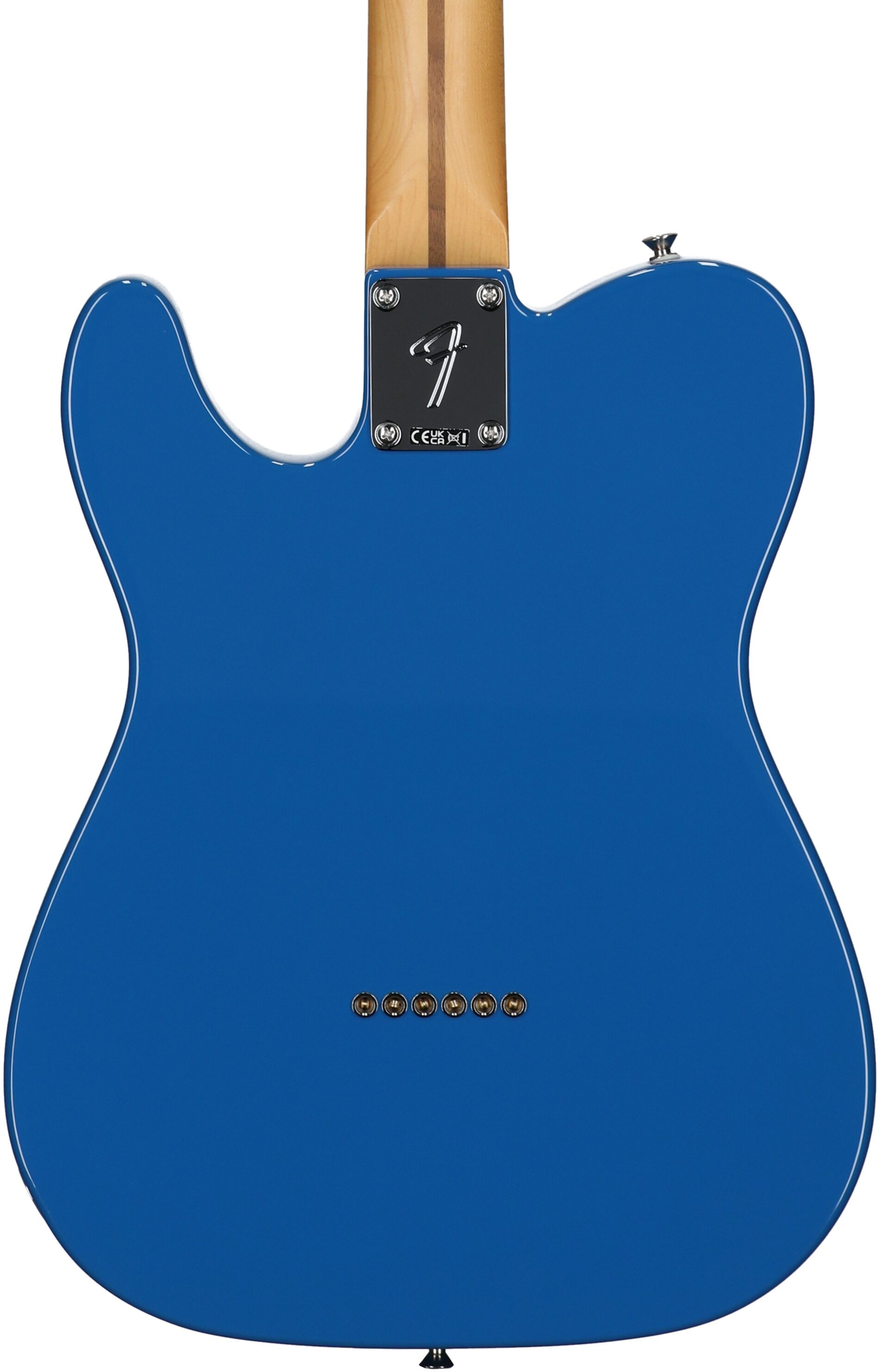 Fender Player II Modified Telecaster Electric Guitar, Maple Fingerboard, Electric Blue, Body Straight Back