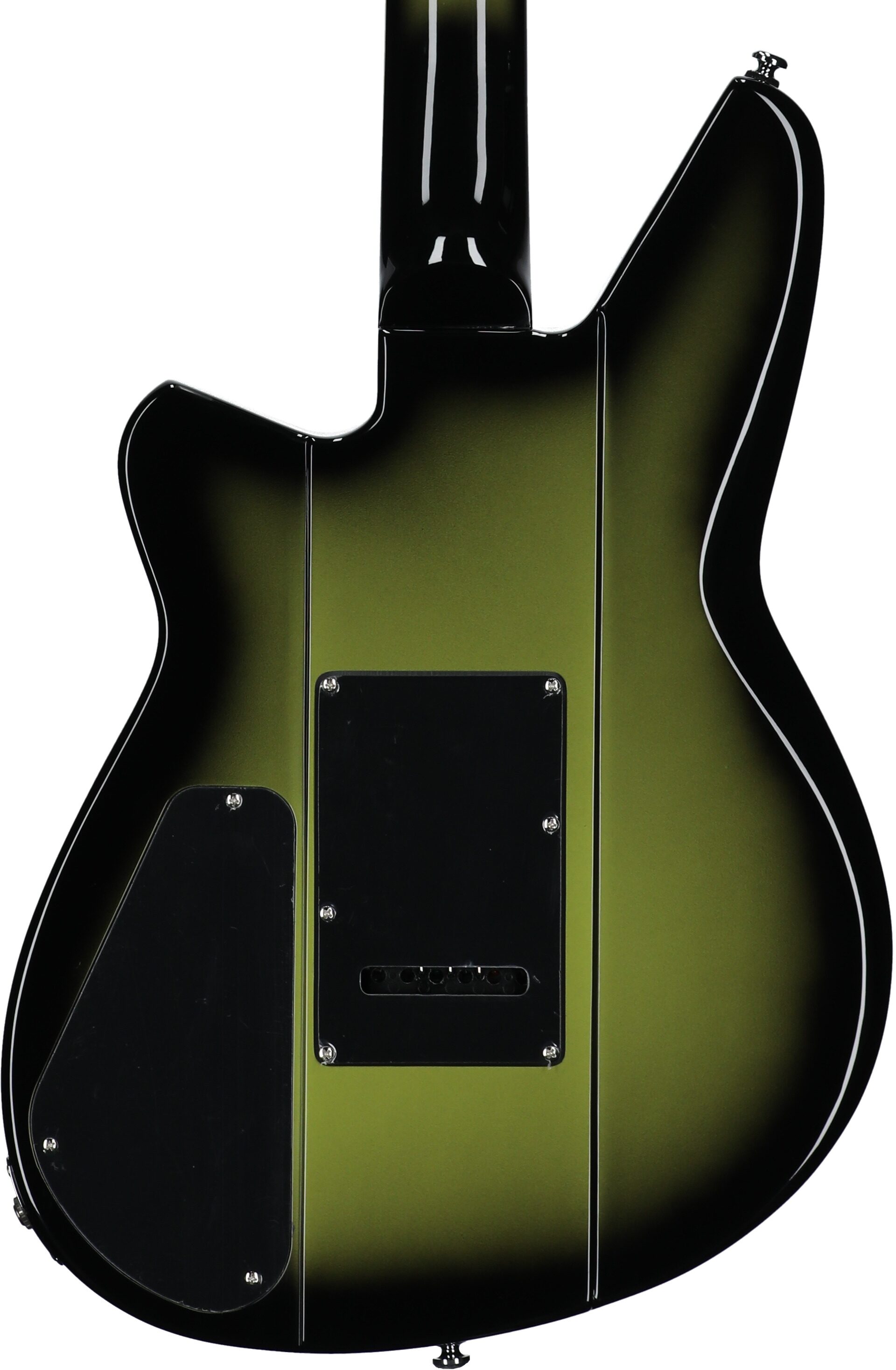 Reverend Warhawk DAW Electric Guitar, Avocado Burst, Body Straight Back