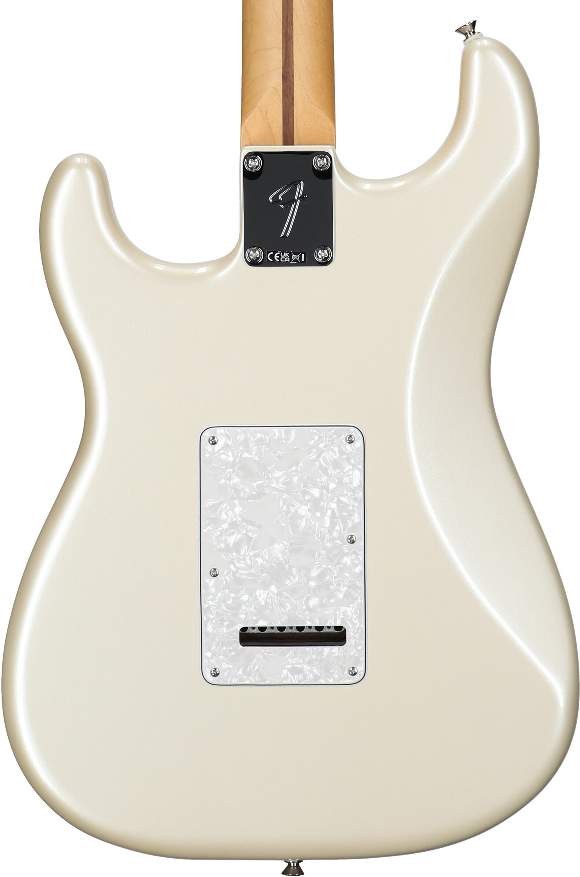Fender Player II Modified Stratocaster Electric Guitar, Rosewood Fingerboard (with Gig Bag), Olympic White, Body Straight Back