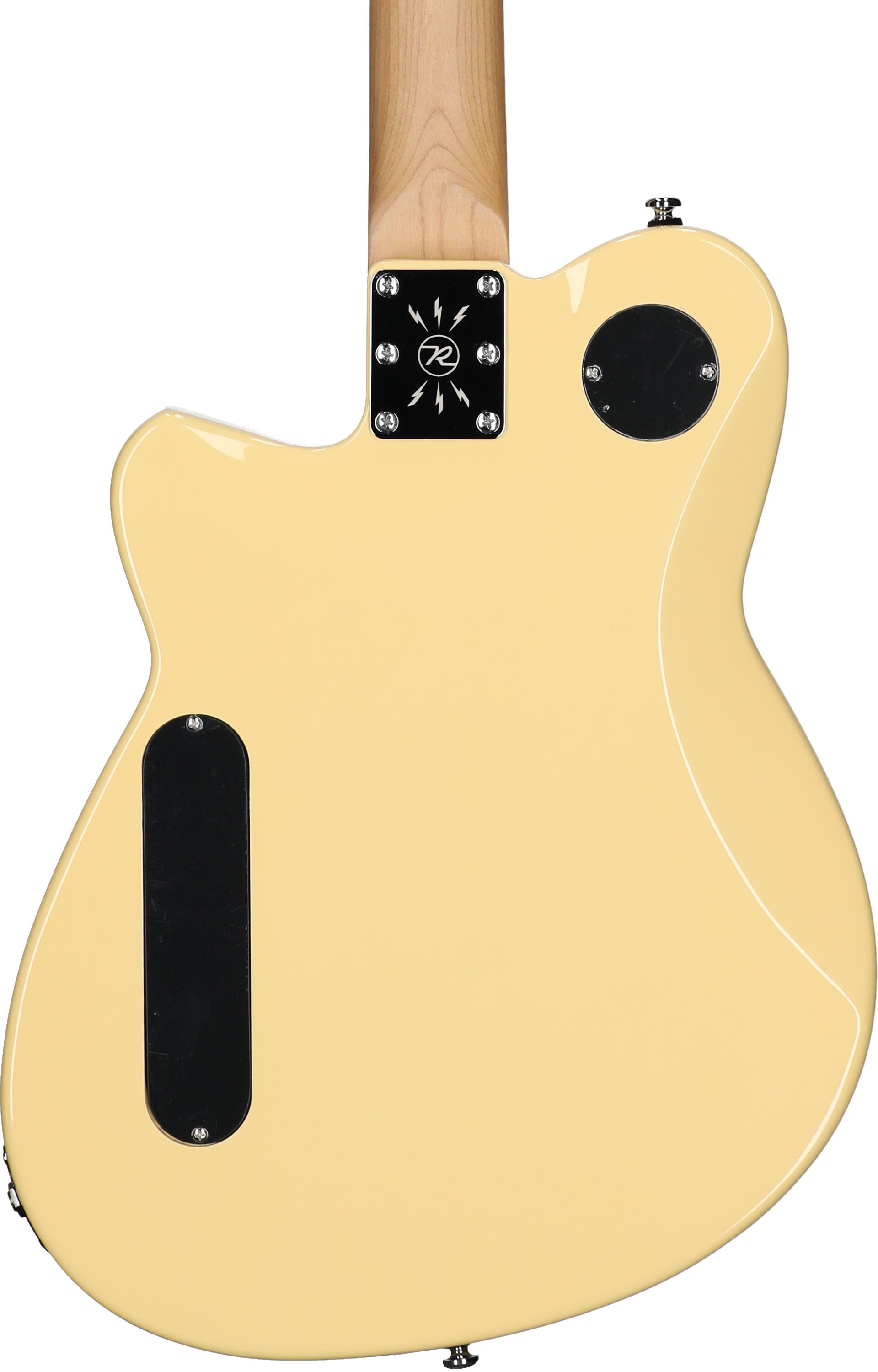 Reverend Chris Freeman Signature Electric Guitar, Powder Yellow, Body Straight Back