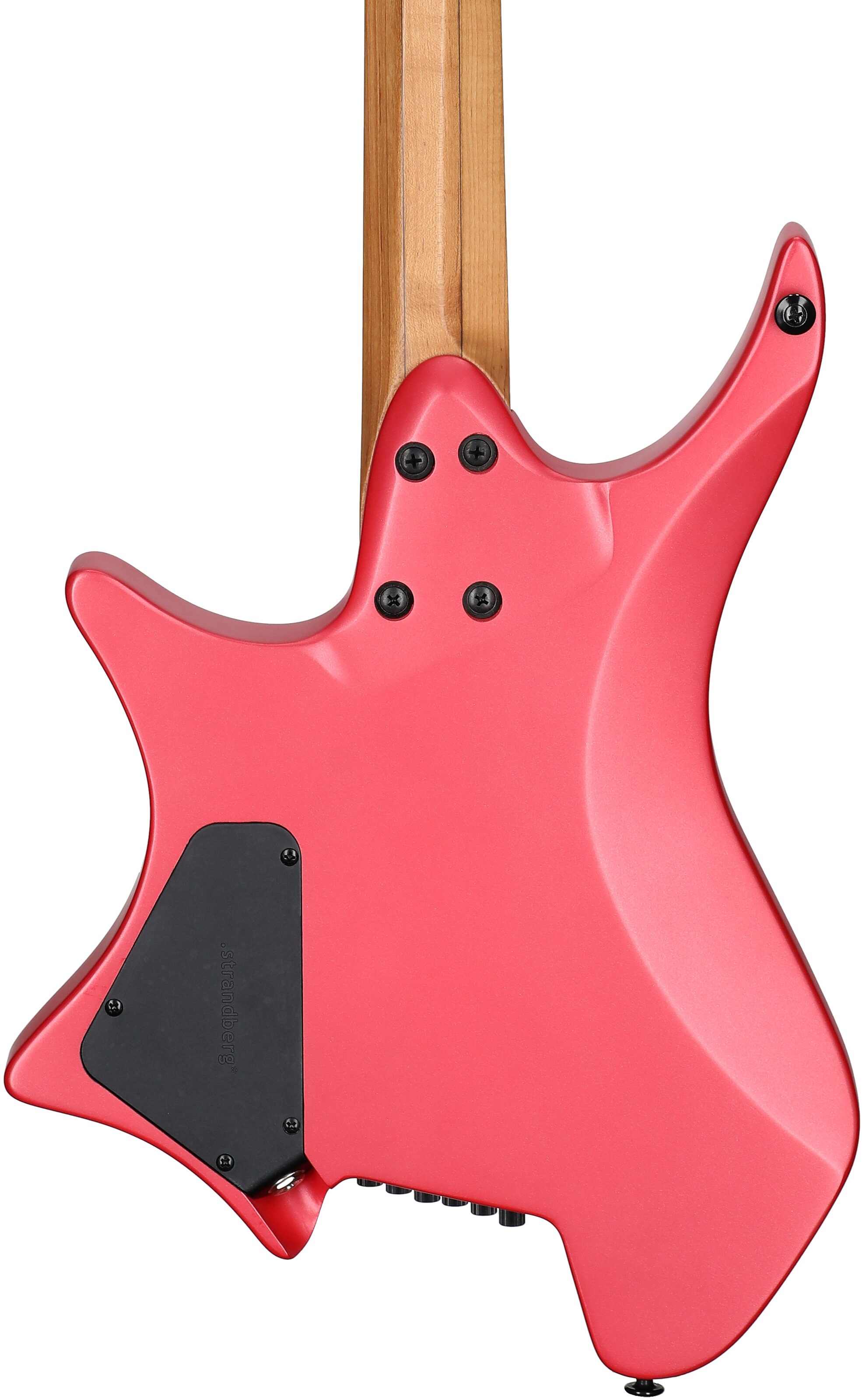 Strandberg Boden Metal NX 6 Electric Guitar (with Gig Bag), Blood Red, Body Straight Back