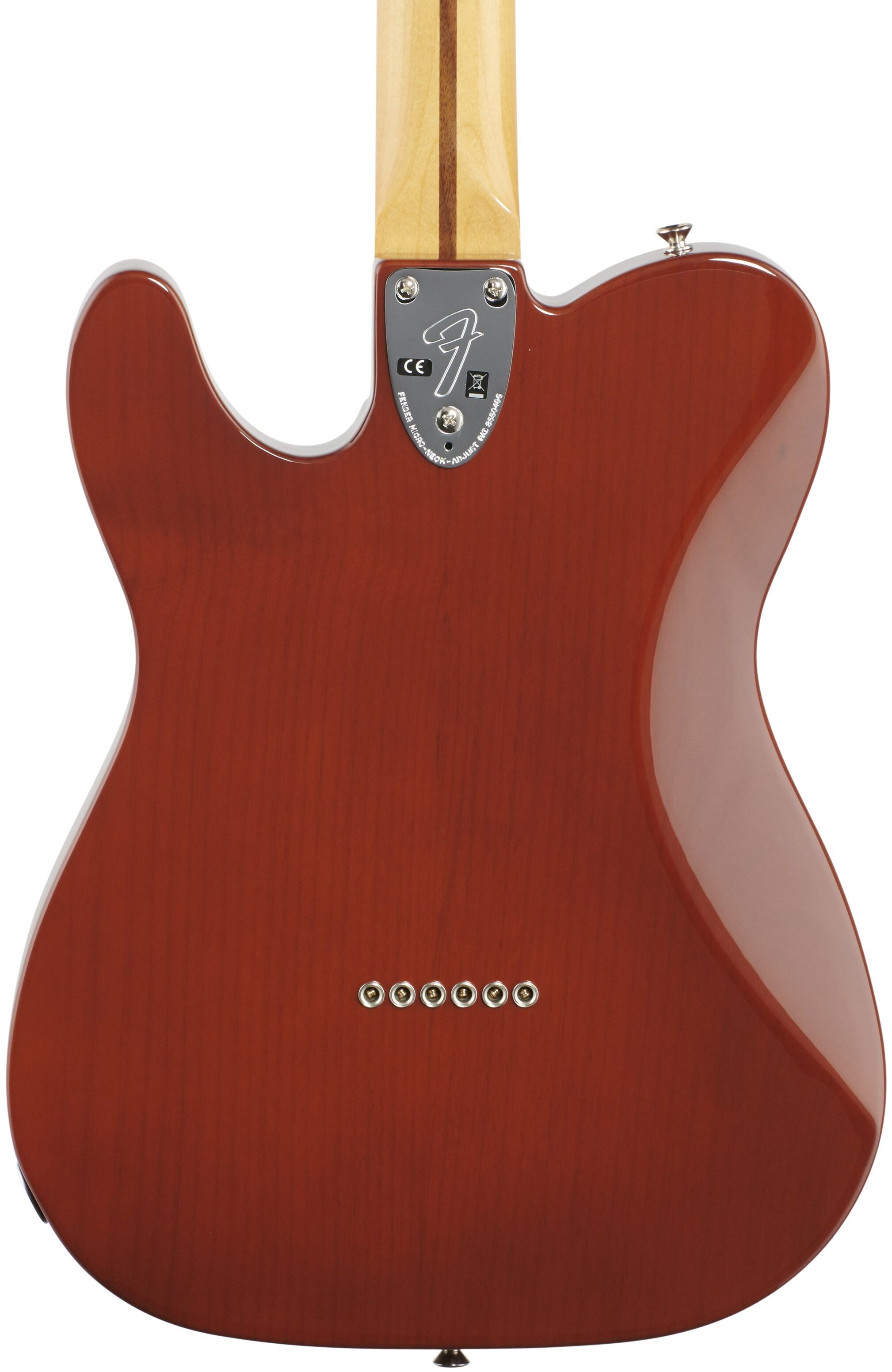 Fender Vintera '70s Telecaster Deluxe Electric Guitar, Maple Fingerboard (with Gig Bag), Mocha, Body Straight Back