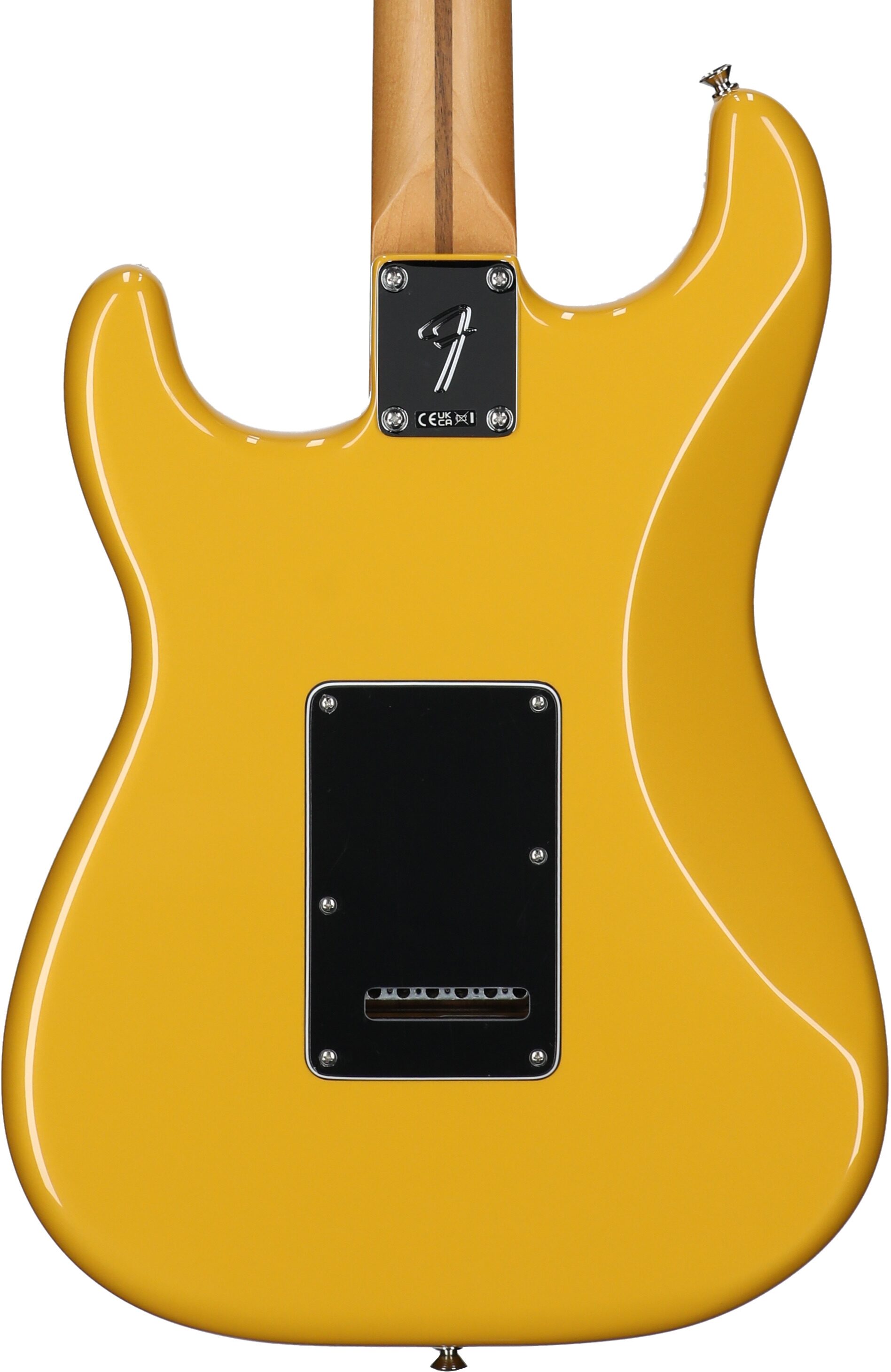 Fender Player II Modified Stratocaster HSS Electric Guitar, Rosewood Fingerboard (with Gig Bag), Sun Yellow, Body Straight Back