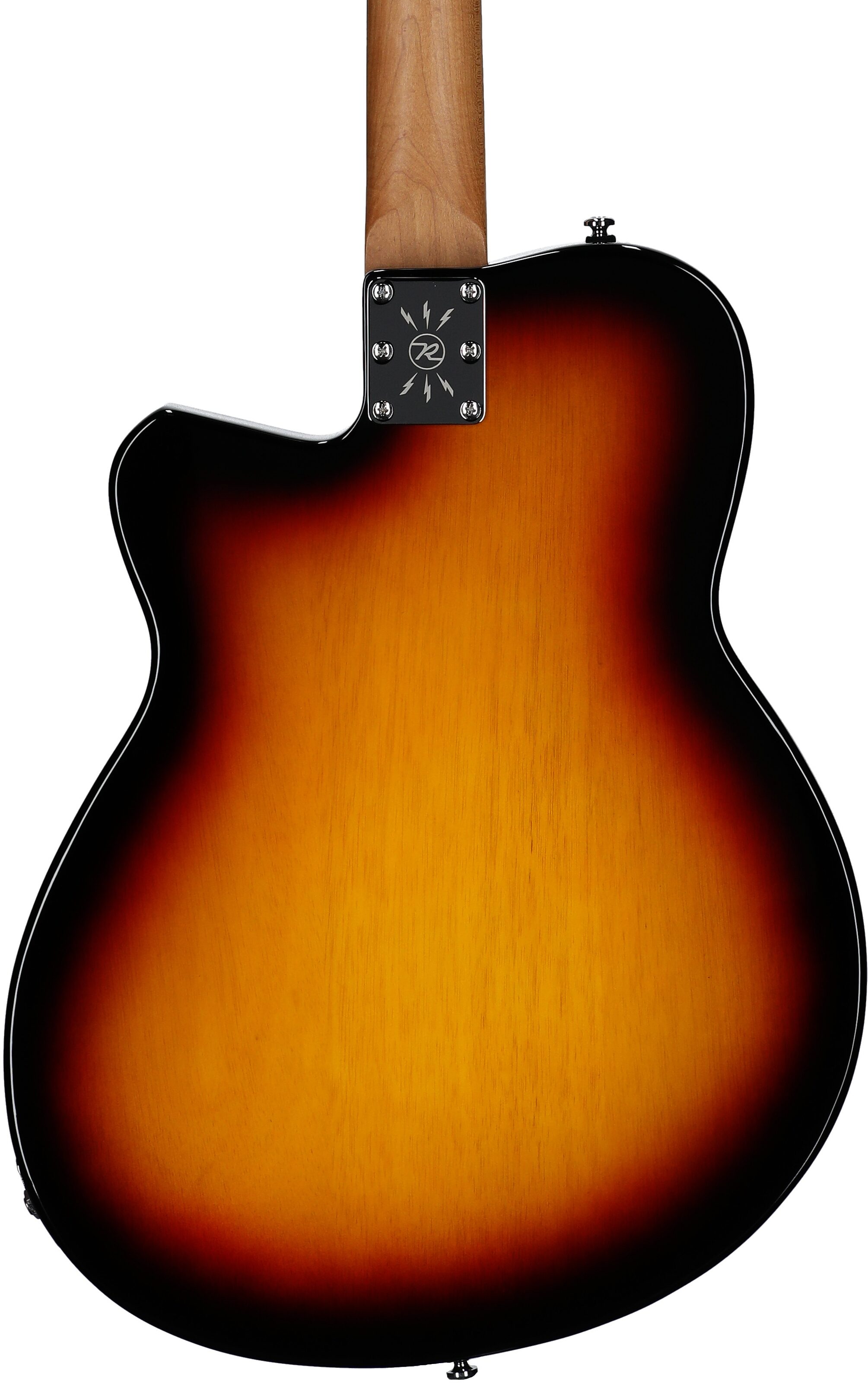 Reverend Club King 290 Electric Guitar, 3-Tone Sunburst, Body Straight Back