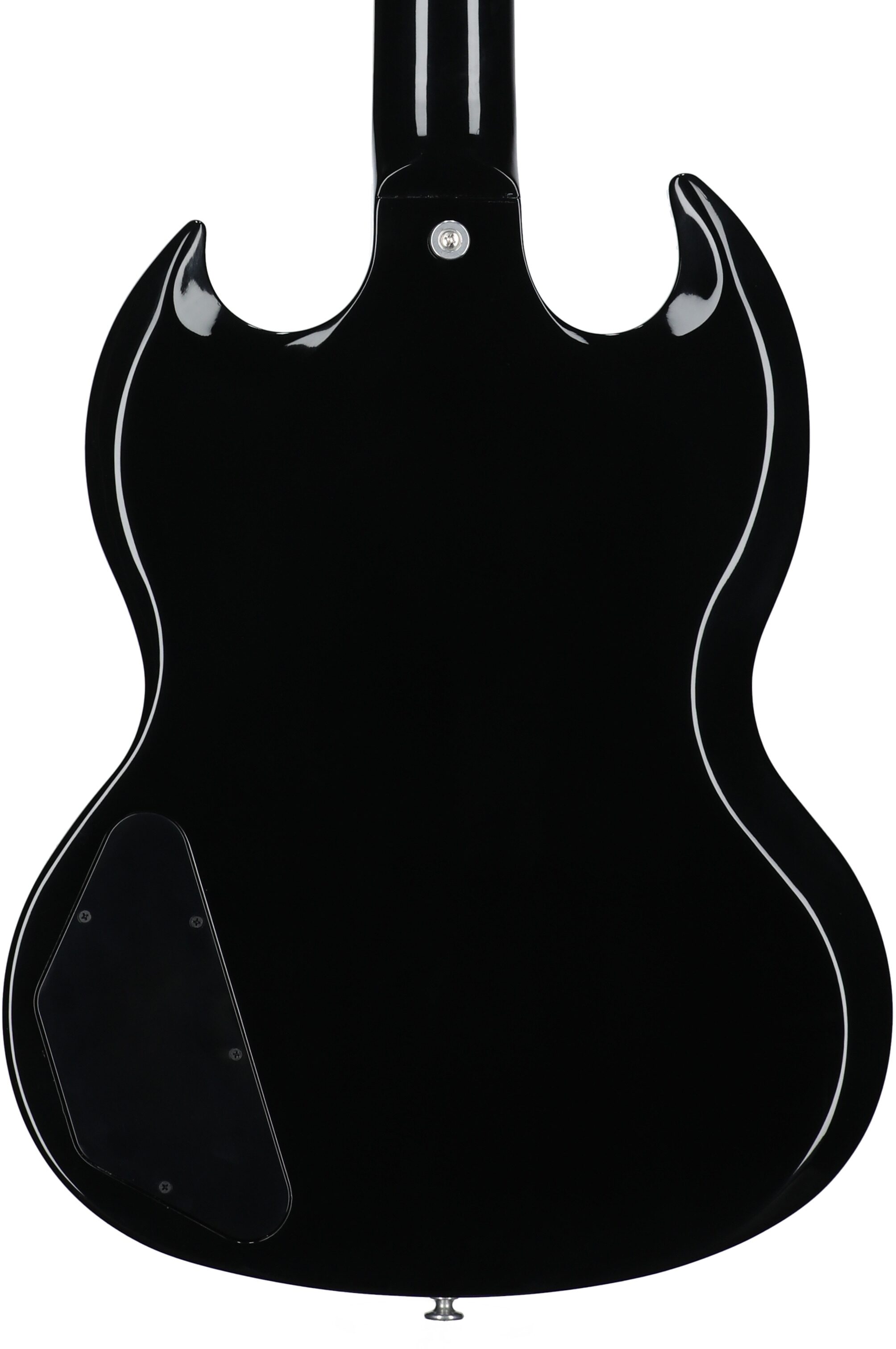 Gibson SG Standard Custom Color Electric Guitar (with Soft Case), Pelham Blue Burst, Body Straight Back