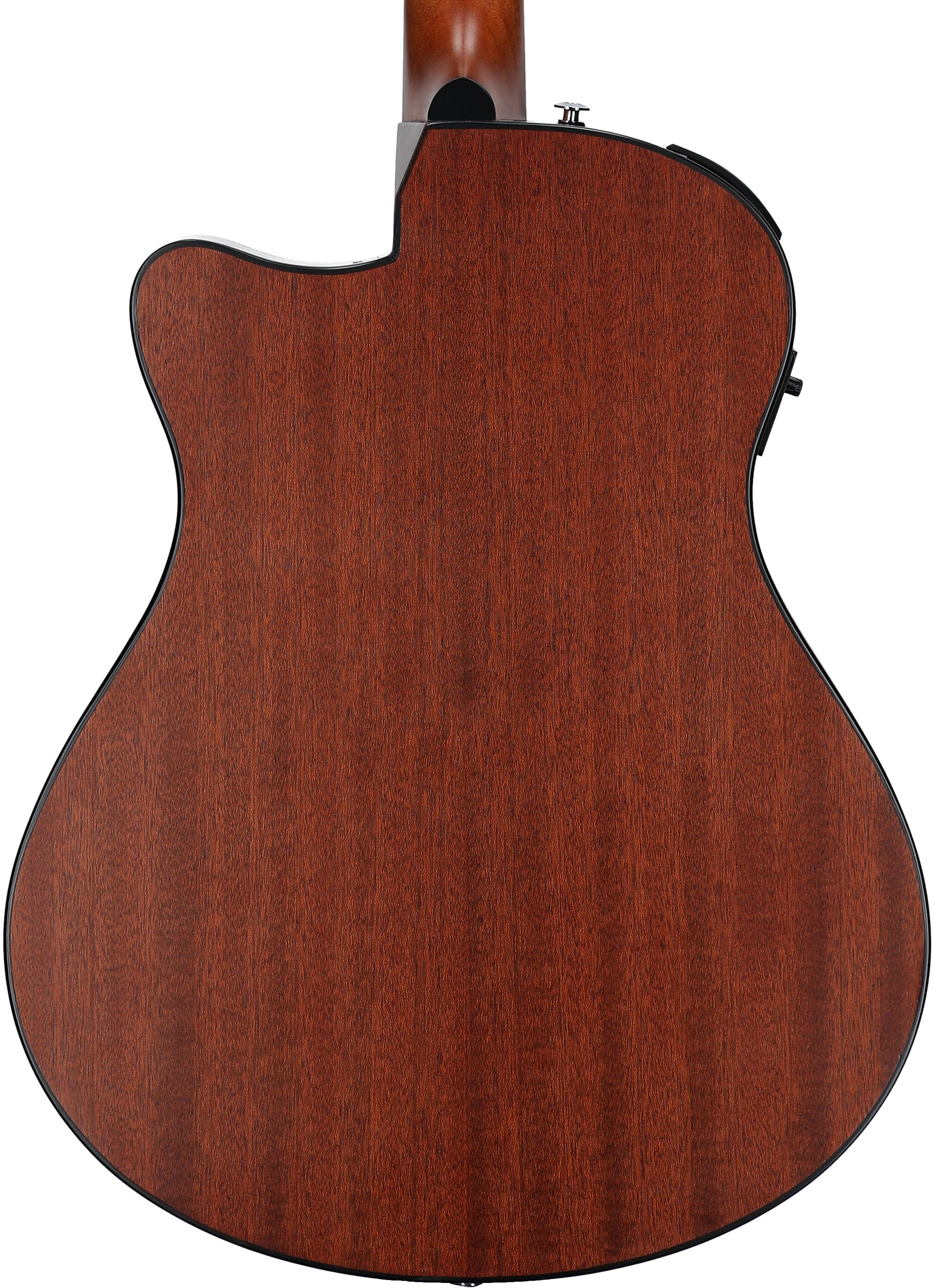 Ibanez AAM50CE Advanced Acoustic-Electric Guitar, Sapphire Blue, Body Straight Back
