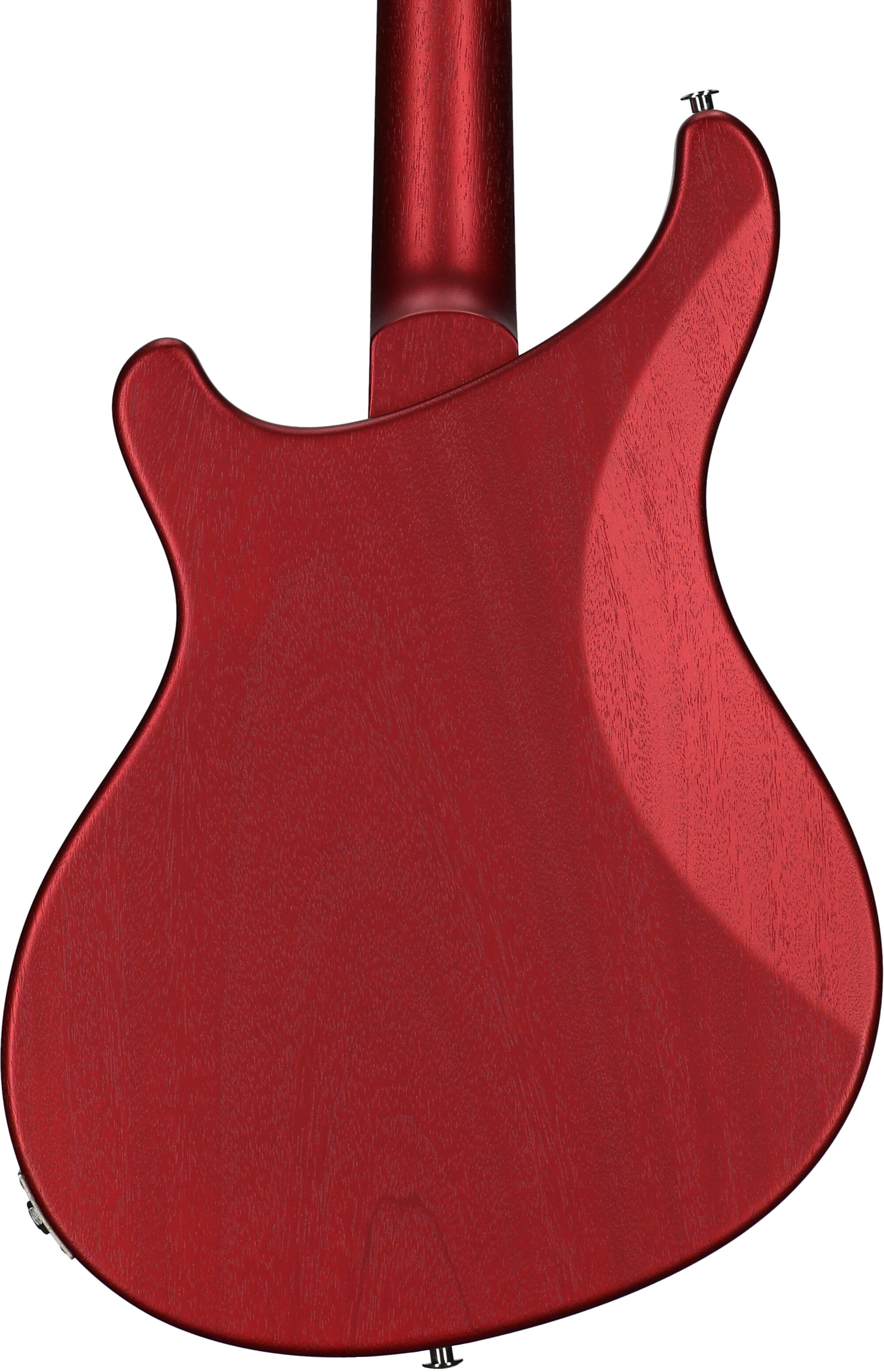 PRS Paul Reed Smith S2 Vela Semi-Hollowbody Electric Guitrar, Satin Red Apple Metallic, Body Straight Back
