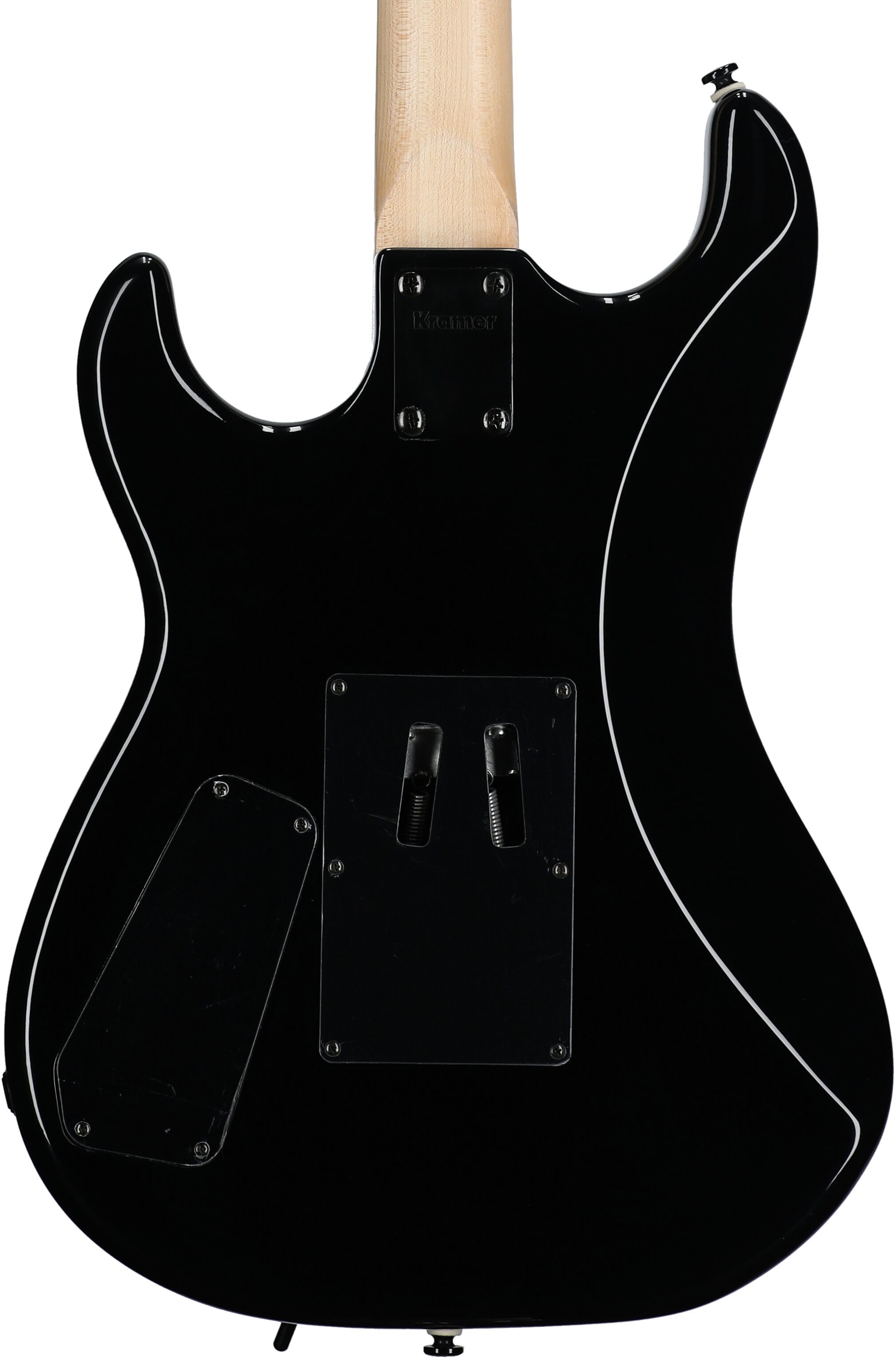 Kramer Baretta Original Series Electric Guitar, Ebony, Open Box (Very Good), Body Straight Back
