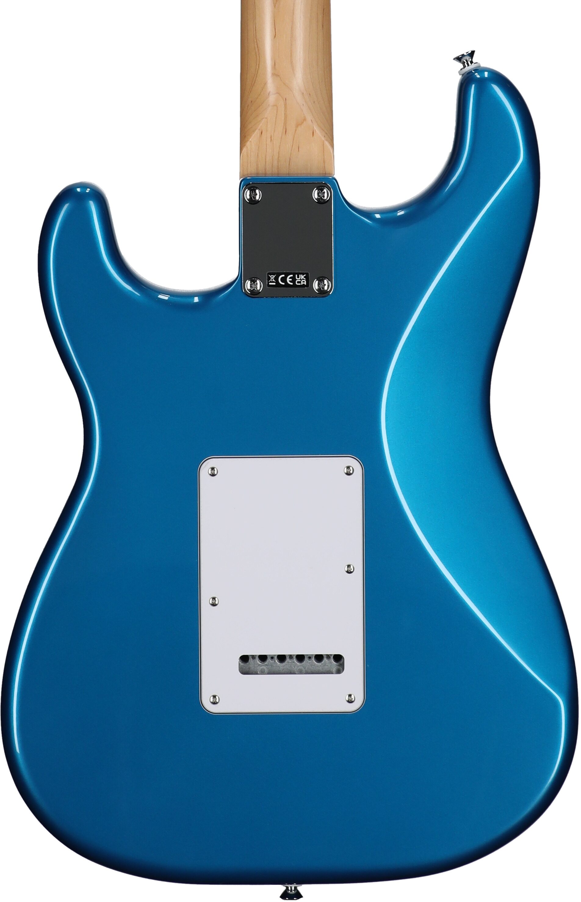 Fender Standard Stratocaster Electric Guitar, Laurel Fingerboard, Aqua Marine Metallic, Body Straight Back