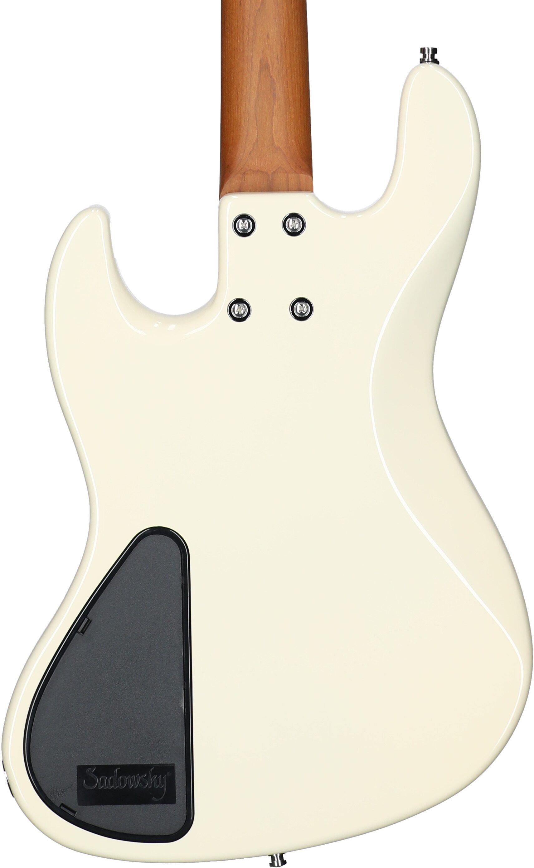 Sadowsky MetroExpress MV4 Electric Bass, Morado Fingerboard (with Gig Bag), Olympic White, Body Straight Back