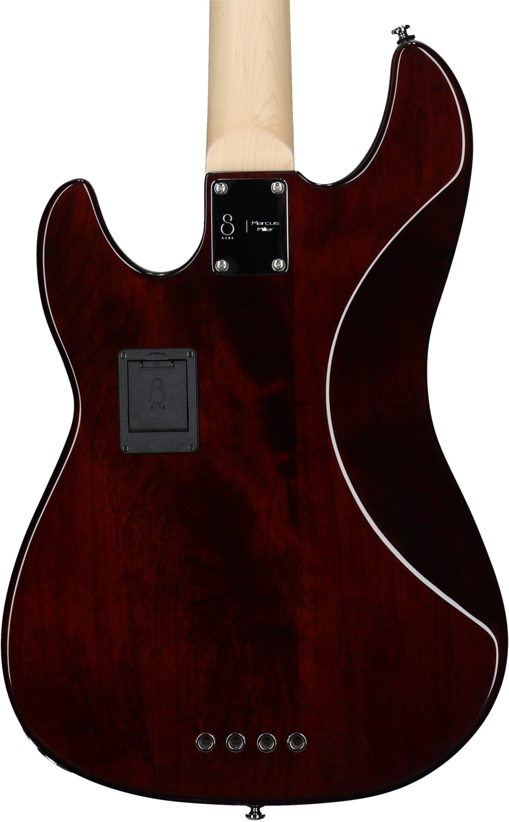 Sire Marcus Miller P7 Electric Bass, Tobacco Sunburst, Body Straight Back