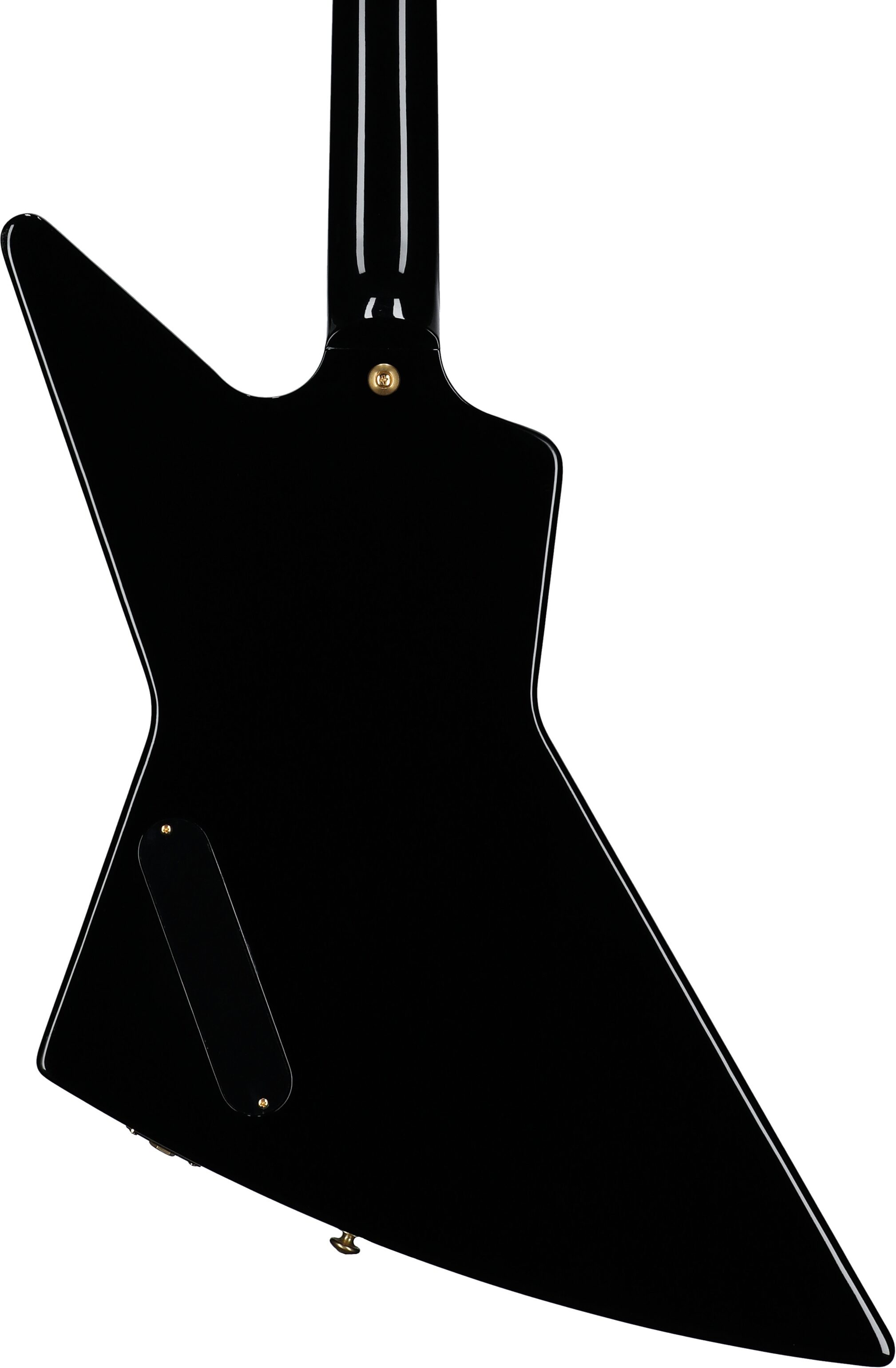 Gibson Exclusive '70s Explorer Electric Guitar (with Case), Ebony, Body Straight Back