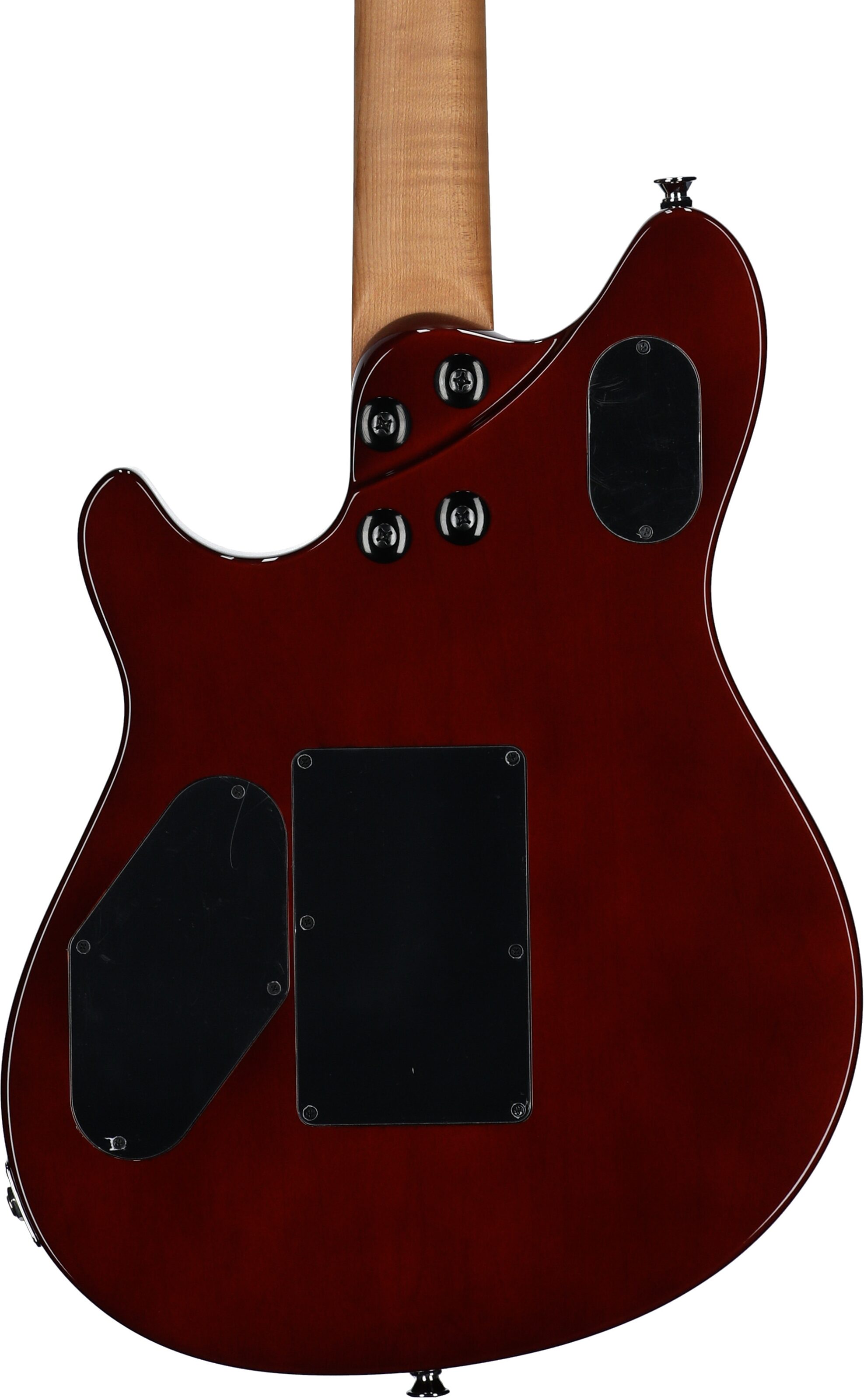 EVH Eddie Van Halen Wolfgang Special Quilted Maple Electric Guitar, Tiger Eye Glow, Body Straight Back