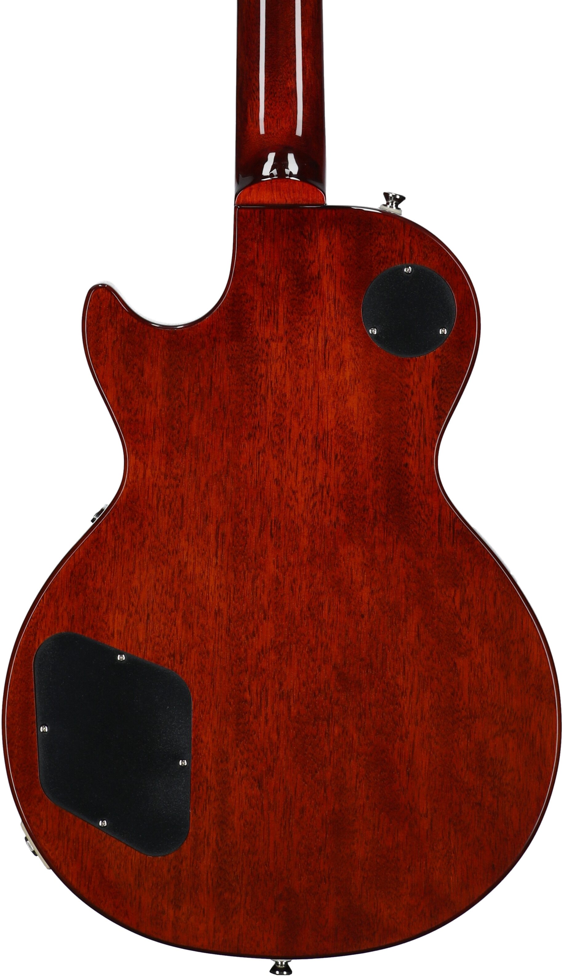 Epiphone Inspired by Gibson Les Paul Standard '50s Electric Guitar (with Gig Bag), Bourbon Burst, Body Straight Back