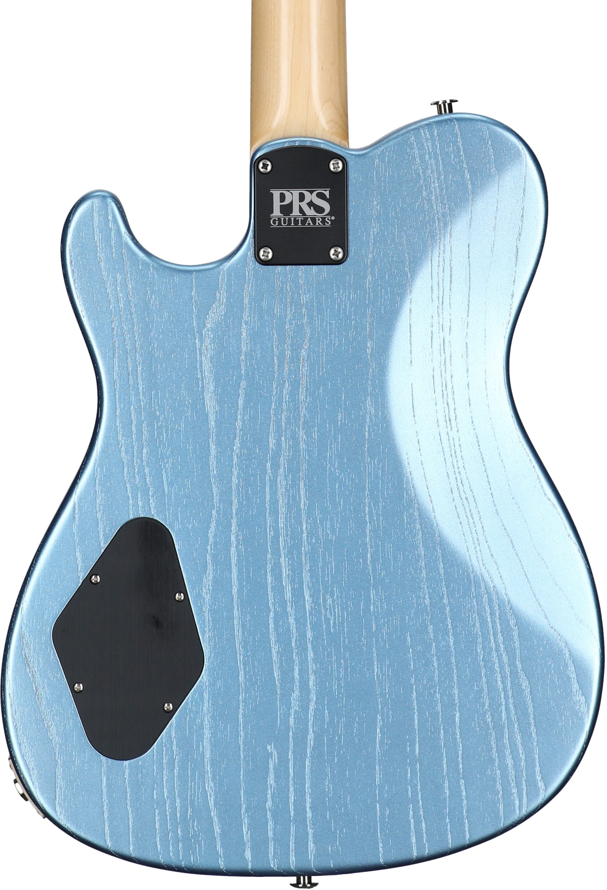PRS Paul Reed Smith NF 53 Electric Guitar (with Gig Bag), Satin Frost Blue Metallic, Body Straight Back