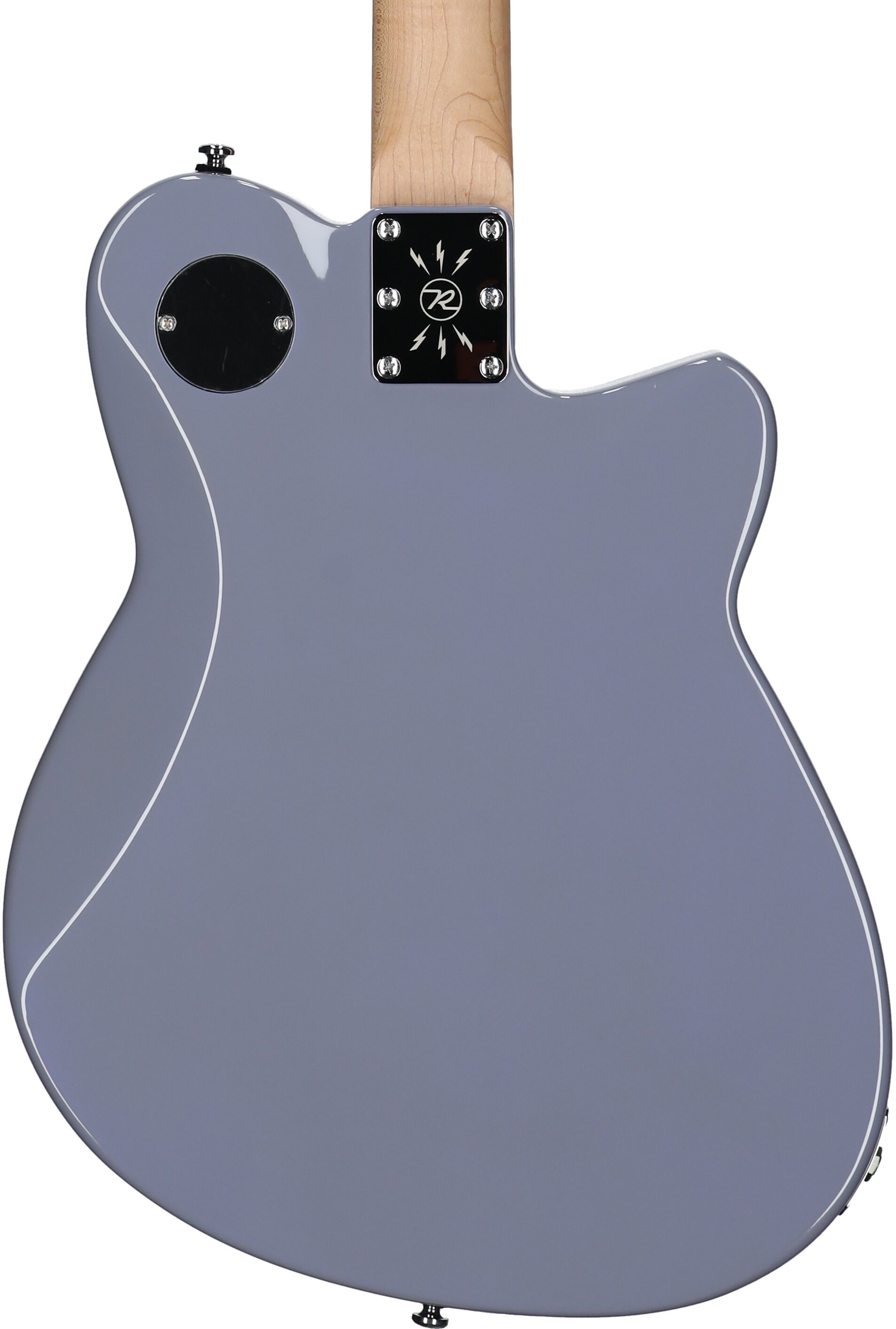 Reverend Charger 290 Electric Guitar, Left-Handed, Periwinkle, Body Straight Back