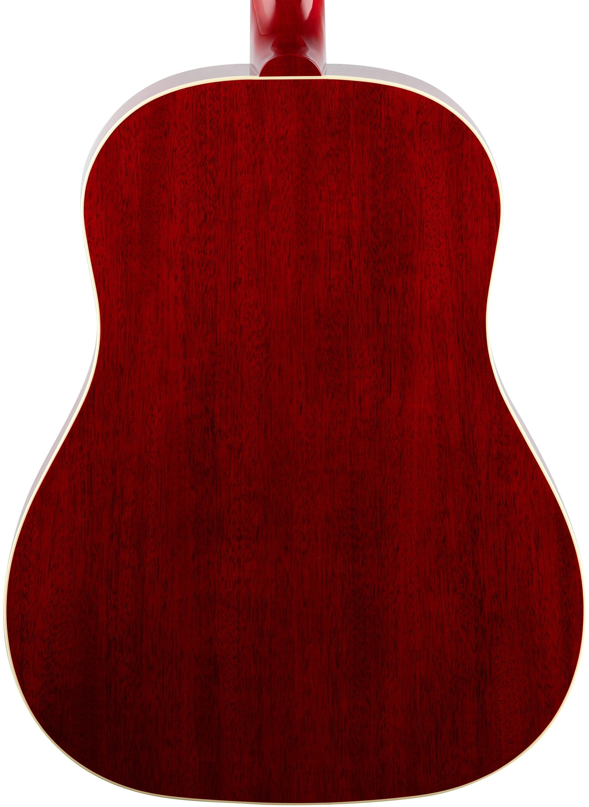 Gibson J-45 Standard Acoustic-Electric Guitar (with Case), Cherry, Body Straight Back