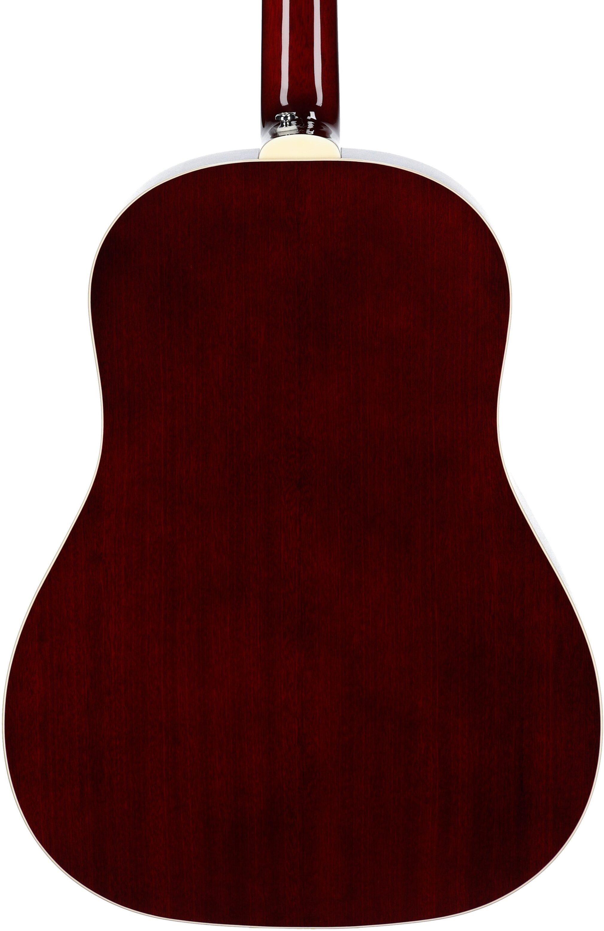 Guild DS-240 Dreadnought Acoustic Guitar, Wine Red, Body Straight Back