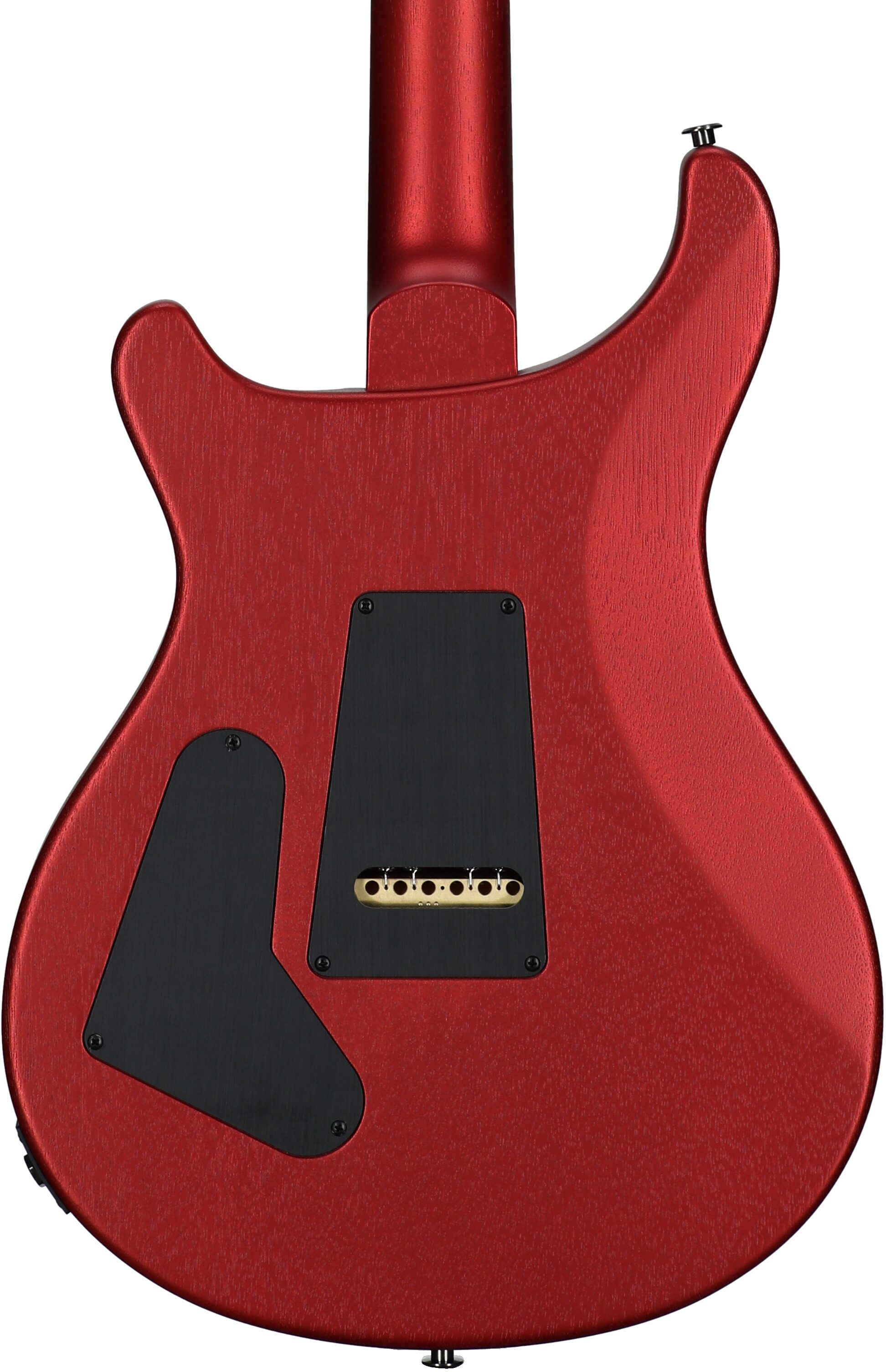 PRS Paul Reed Smith Satin Standard 24 Electric Guitar (with Case), Red Apple Metallic, Body Straight Back