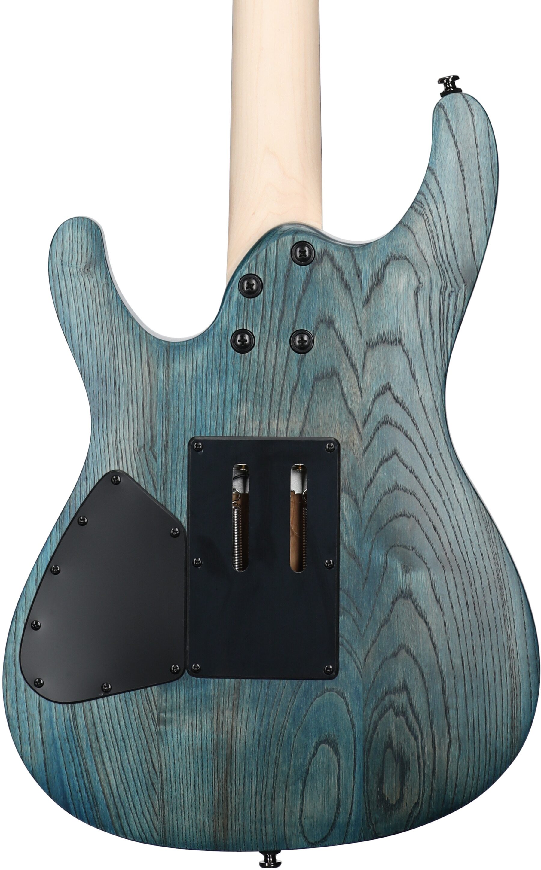 Ibanez S520AH Electric Guitar, Cosmic Blue Stained Flat, Body Straight Back