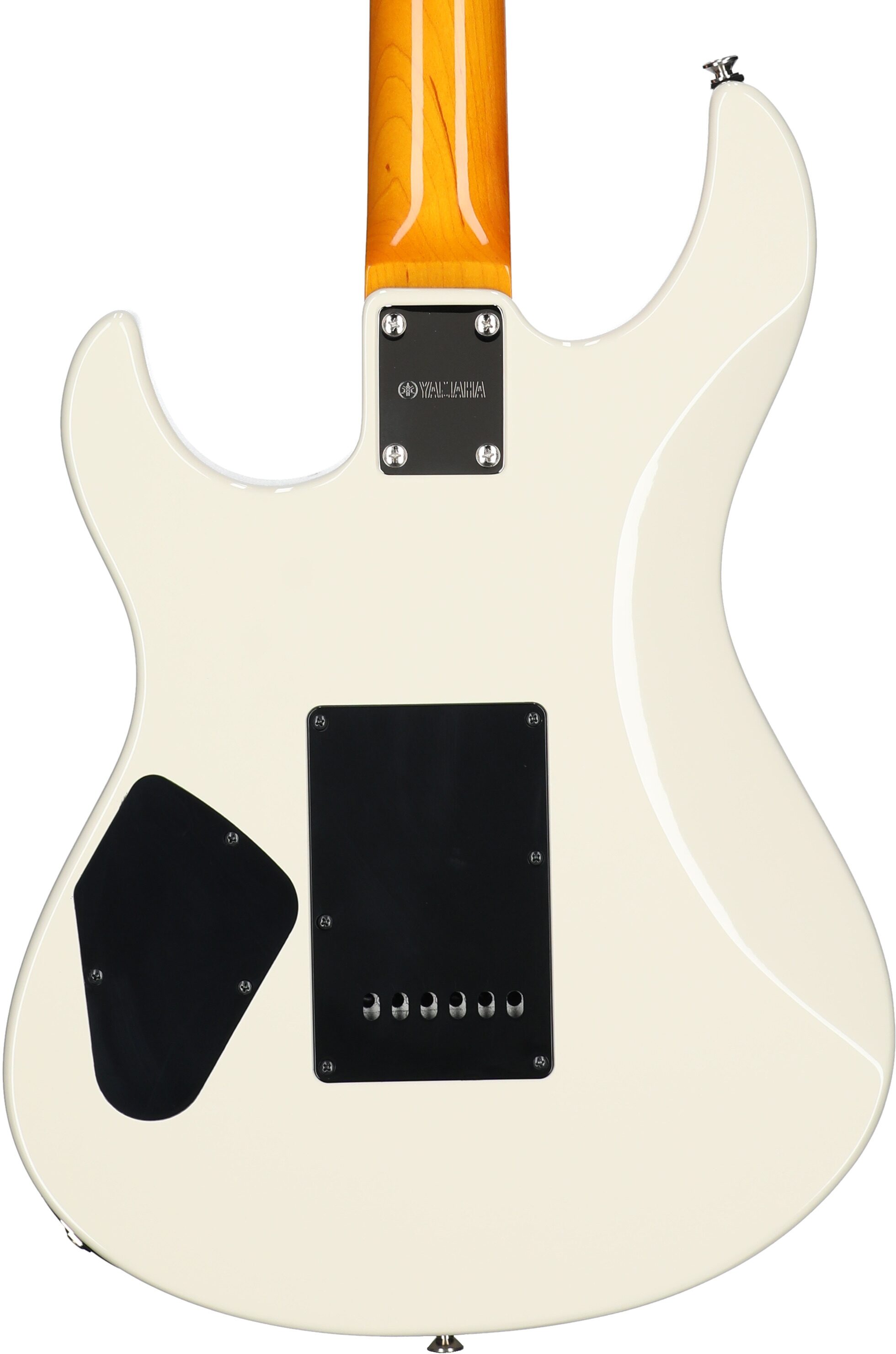 Yamaha 612VIIX Pacifica Electric Guitar, Vintage White, Body Straight Back