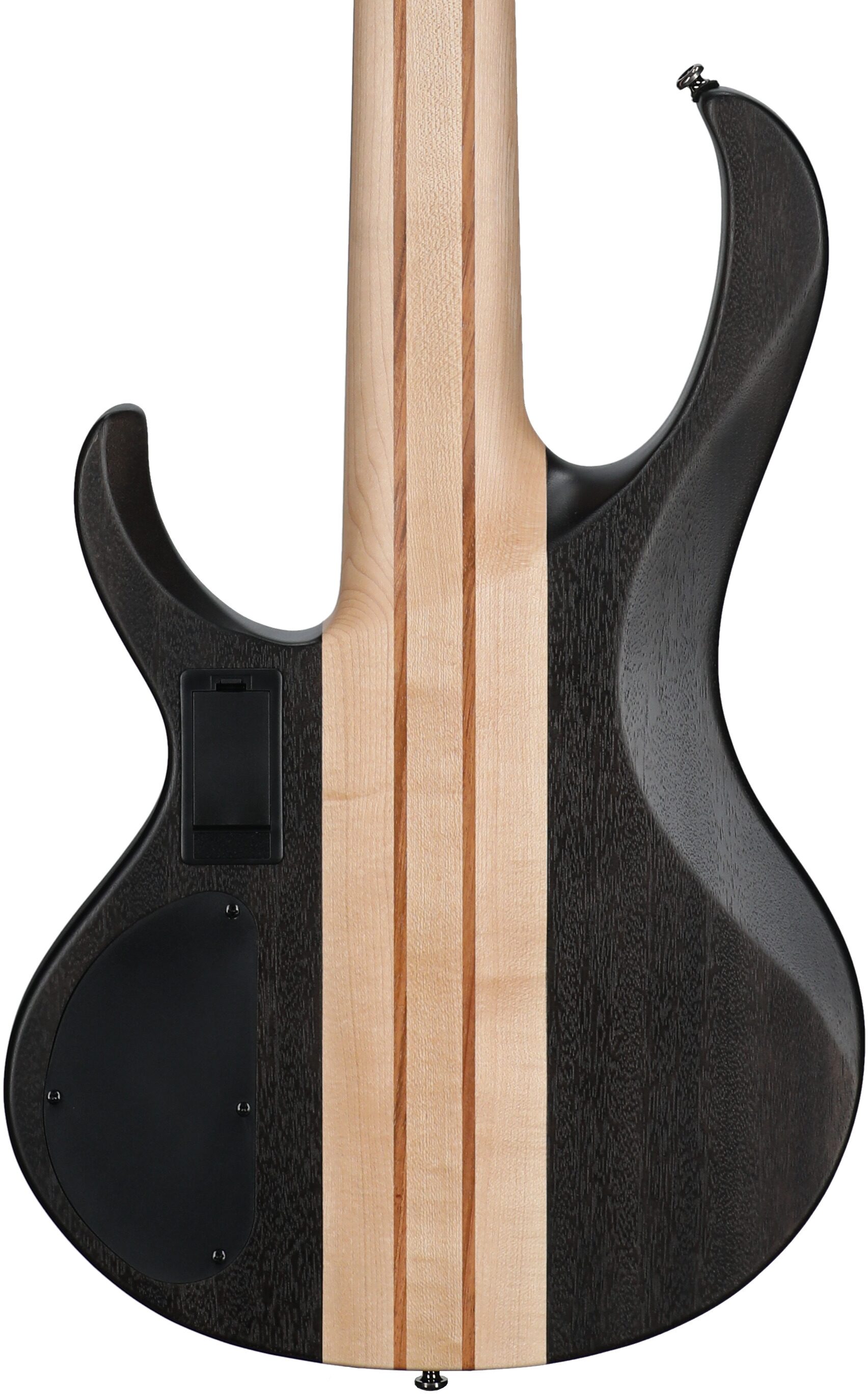 Ibanez BTB605 Electric Bass, 5-String, Transparent Gray Flat, Body Straight Back