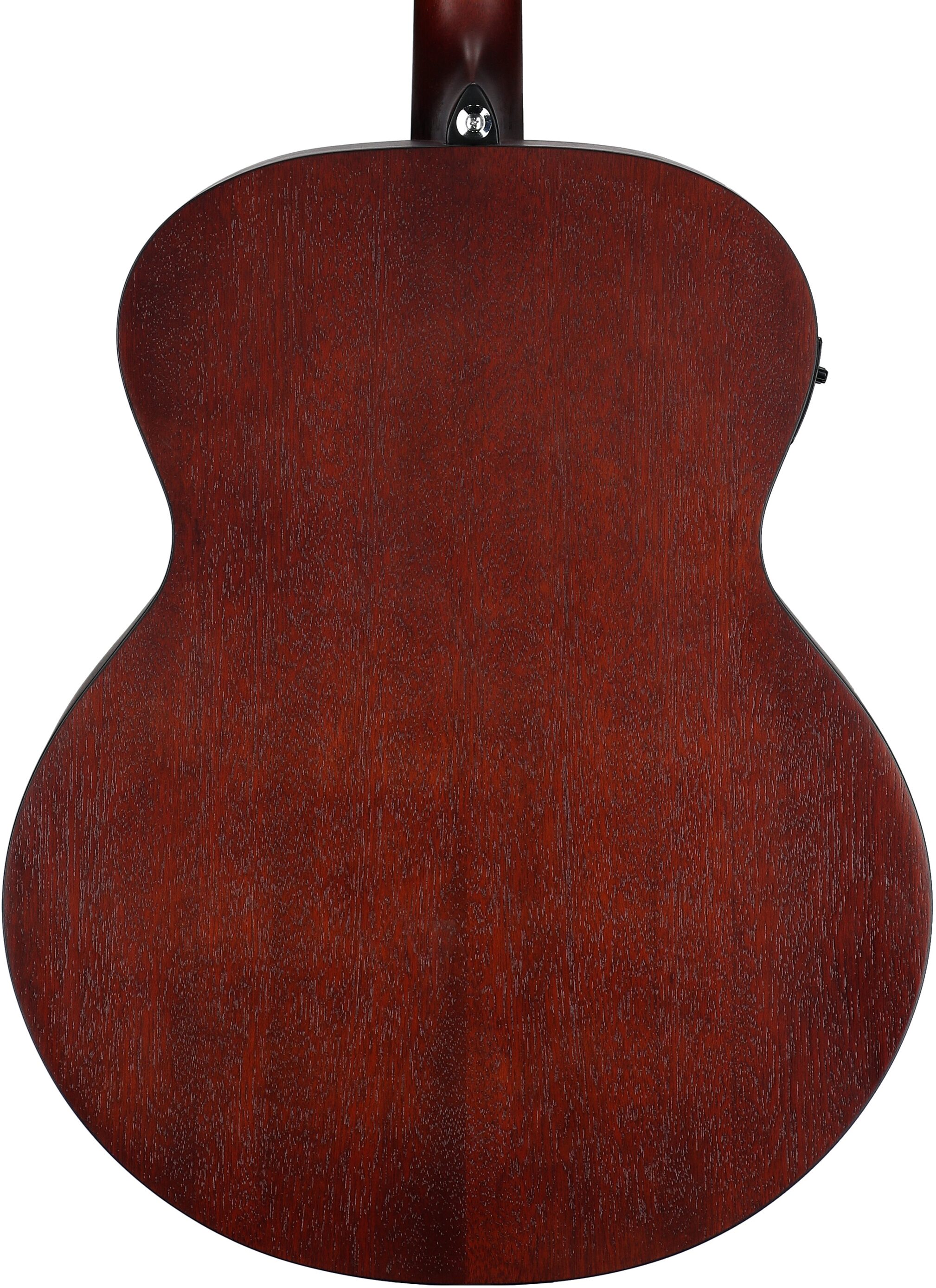 Ibanez PJ50E Acoustic-Electric Guitar, Open Pore Vintage Amber Sunburst, Body Straight Back
