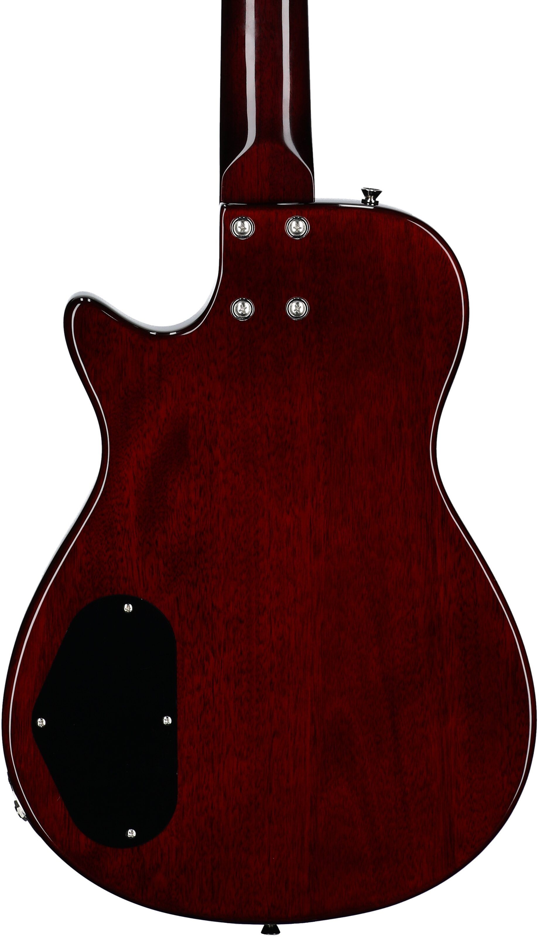 Gretsch Streamliner Jet Club Electric Bass, Walnut Stain, Body Straight Back