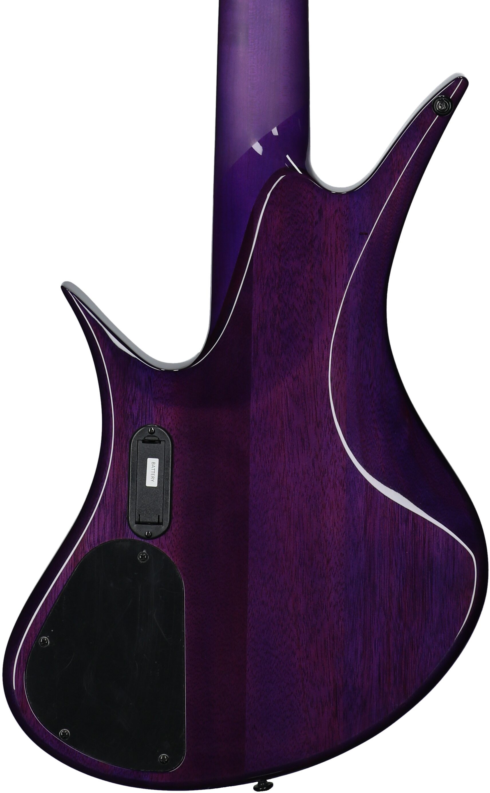 Legator HB5SS Helio 5 Super Shred Bass Guitar, Magenta, Body Straight Back