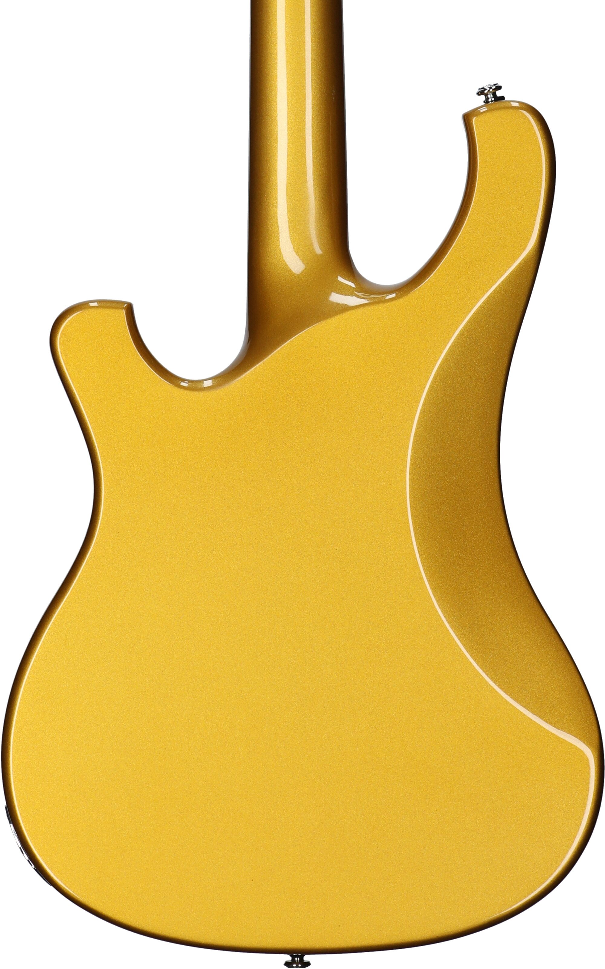 Schecter Stargazer 6 Vibrato Electric Guitar, Metallic Gold, Body Straight Back