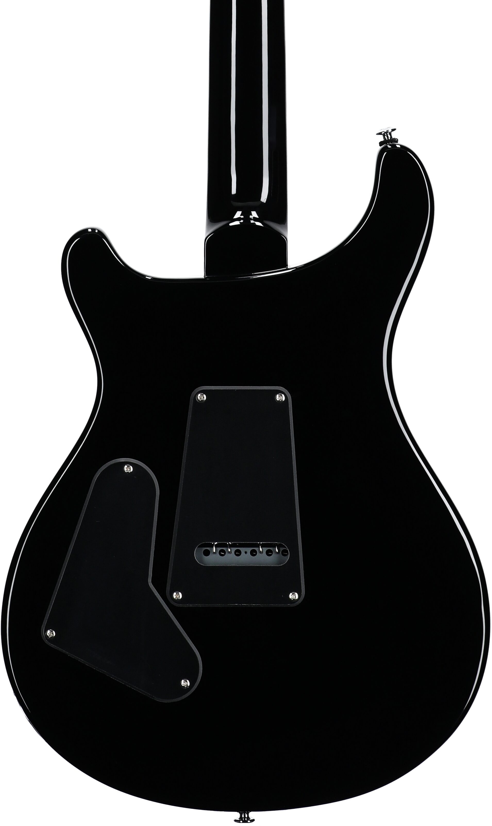 PRS Paul Reed Smith SE Custom 24 Quilt Top Electric Guitar (with Gig Bag), Amethyst, Body Straight Back