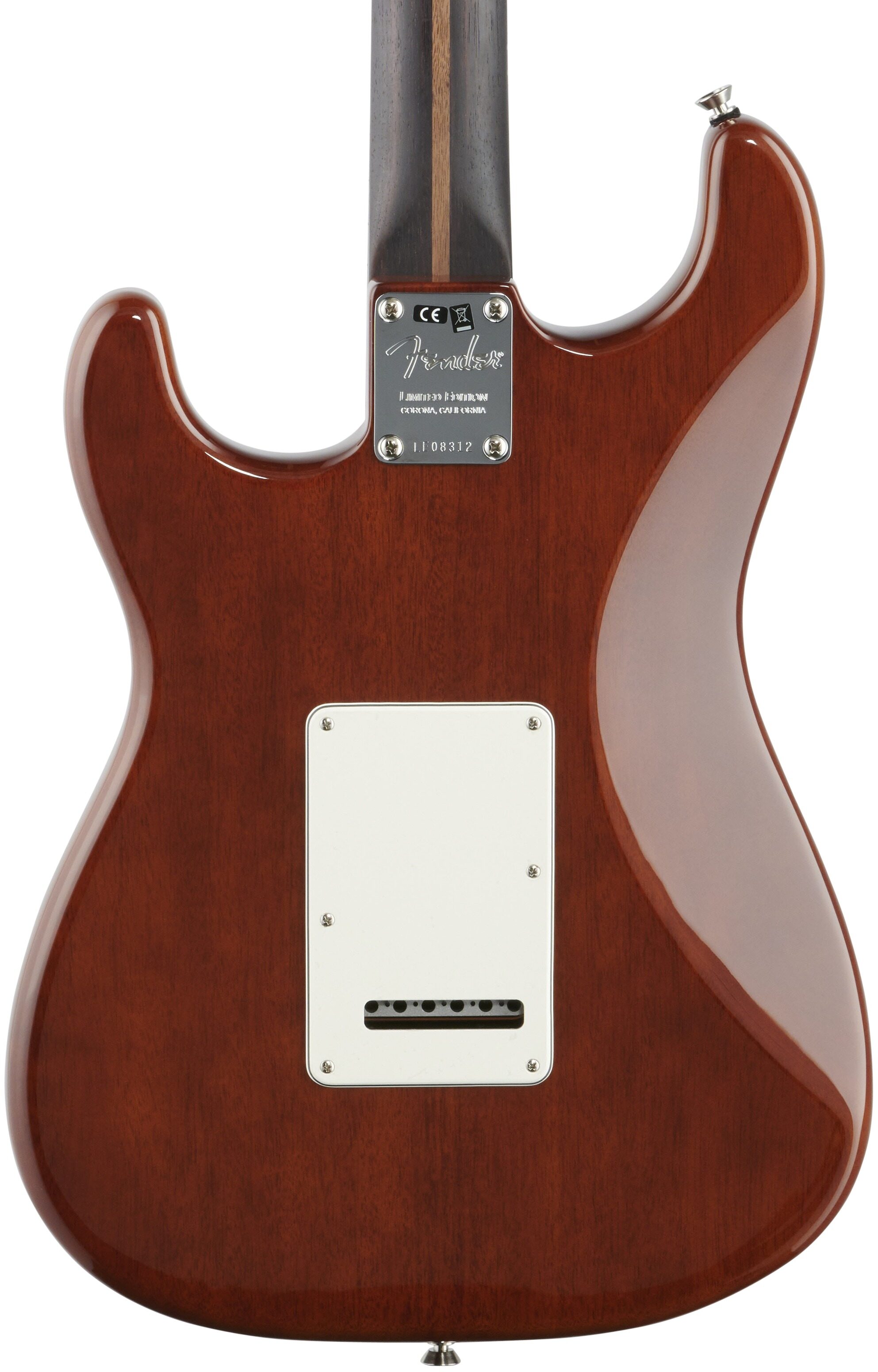 Fender Rarities Stratocaster Thinline HSS, Solid Rosewood Neck, Electric Guitar (with Case), Body Straight Back