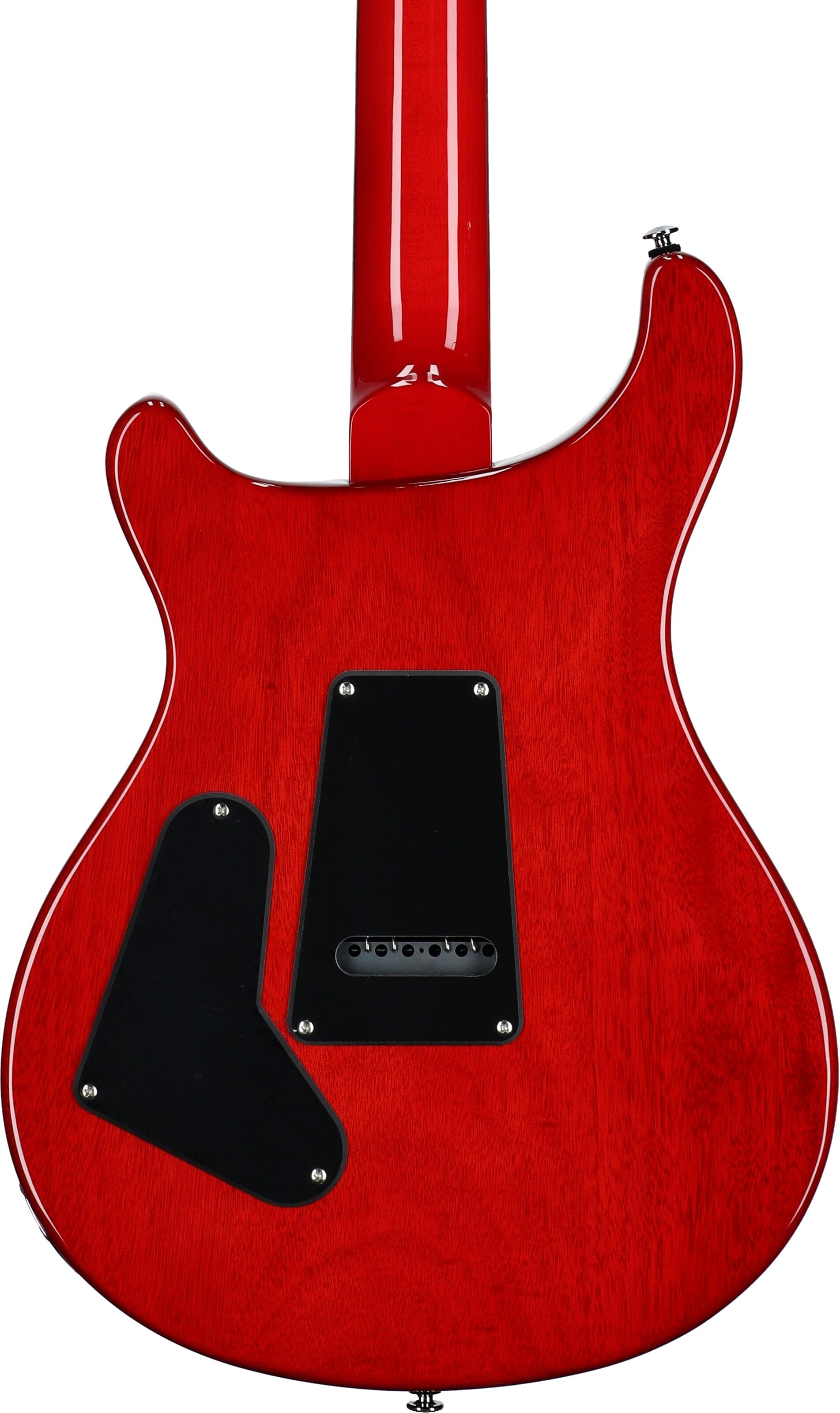 PRS Paul Reed Smith SE Custom 24 Electric Guitar (with Gig Bag), Charcoal Cherry Burst, Body Straight Back