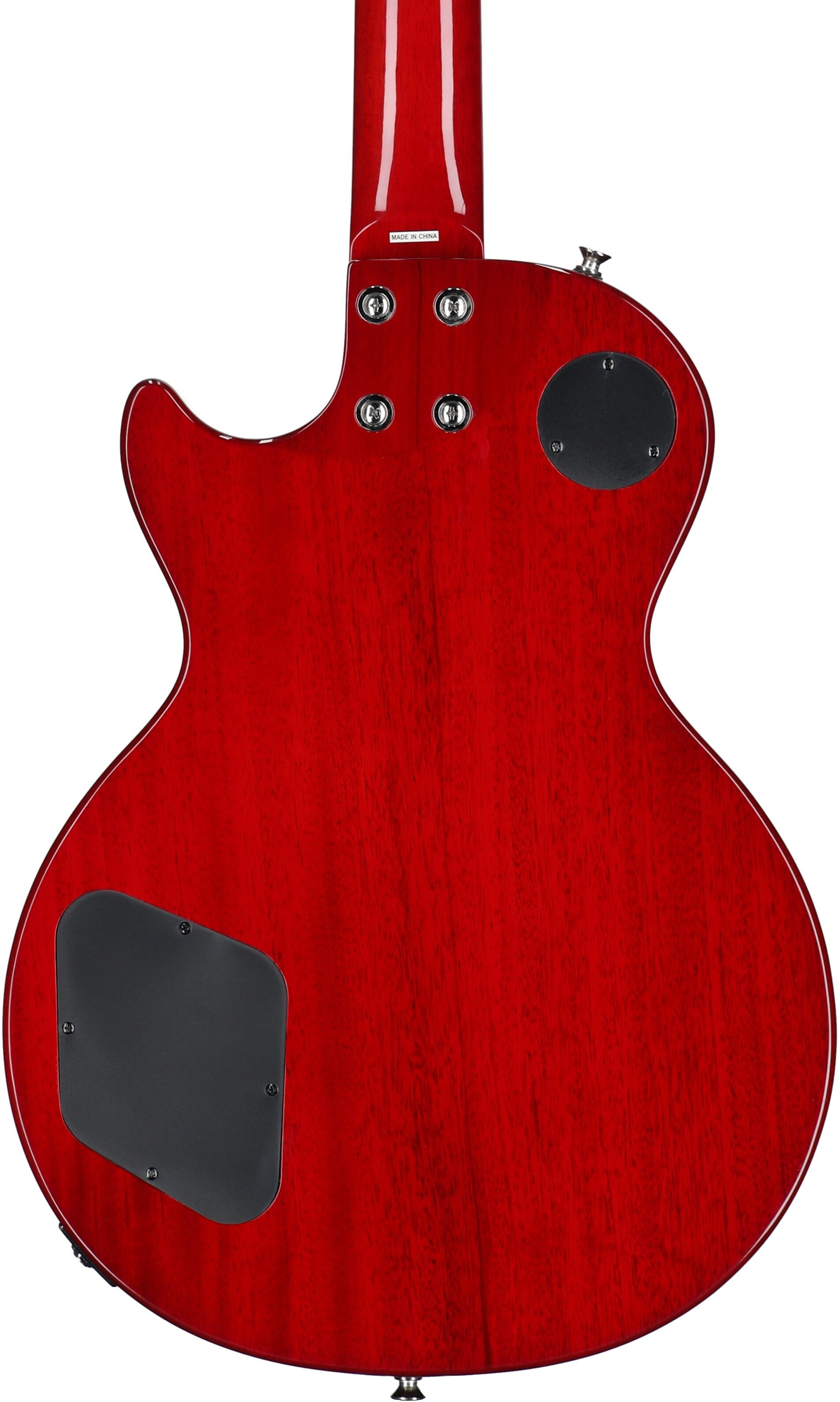 Epiphone Les Paul Tribute Electric Guitar, Heritage Cherry Sunburst, Body Straight Back