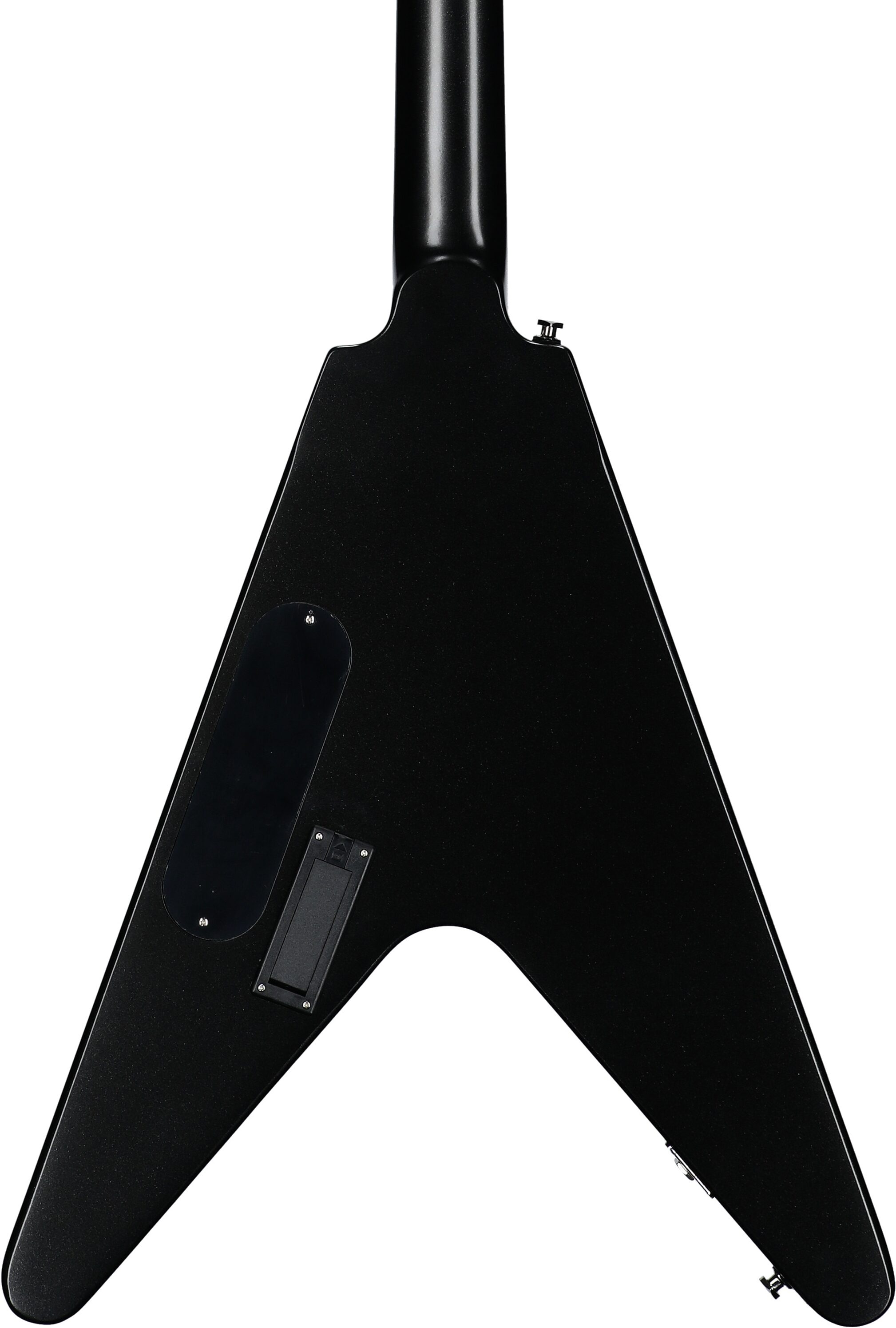Epiphone Flying V Prophecy Electric Guitar, Jet Black Metallic, Body Straight Back