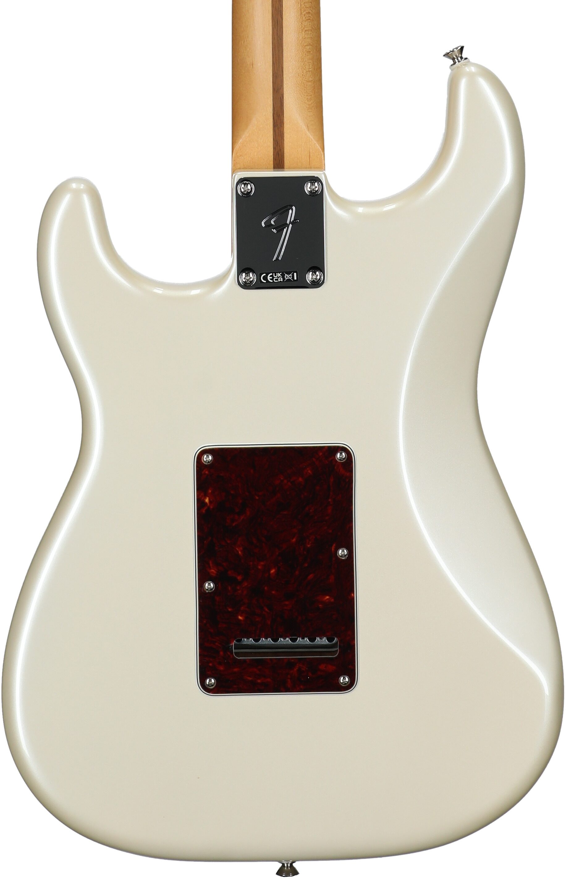 Fender Player II Modified Stratocaster HSS Electric Guitar, Rosewood Fingerboard (with Gig Bag), Olympic White, Body Straight Back