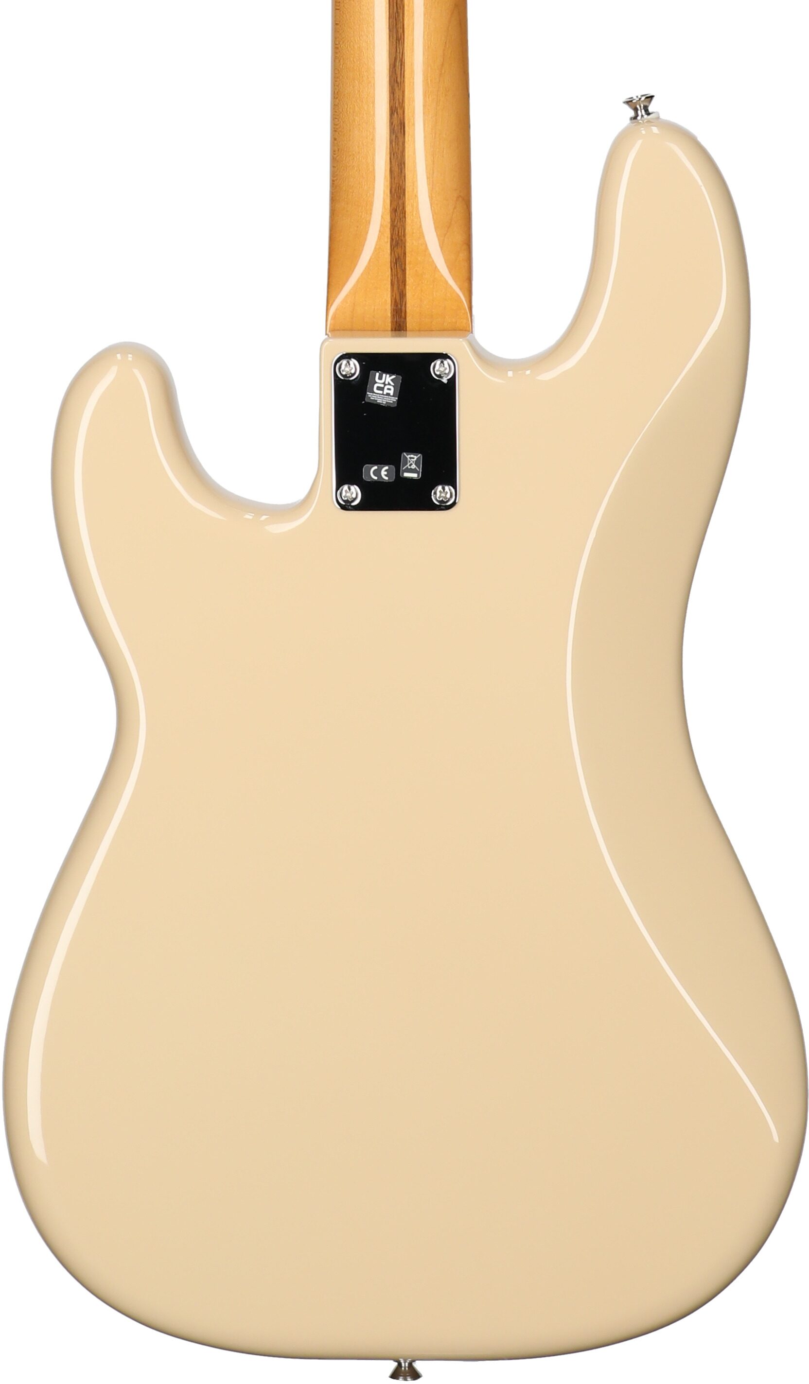 Fender Vintera II '50s Precision Electric Bass, Maple Fingerboard (with Gig Bag), Desert Sand, Body Straight Back