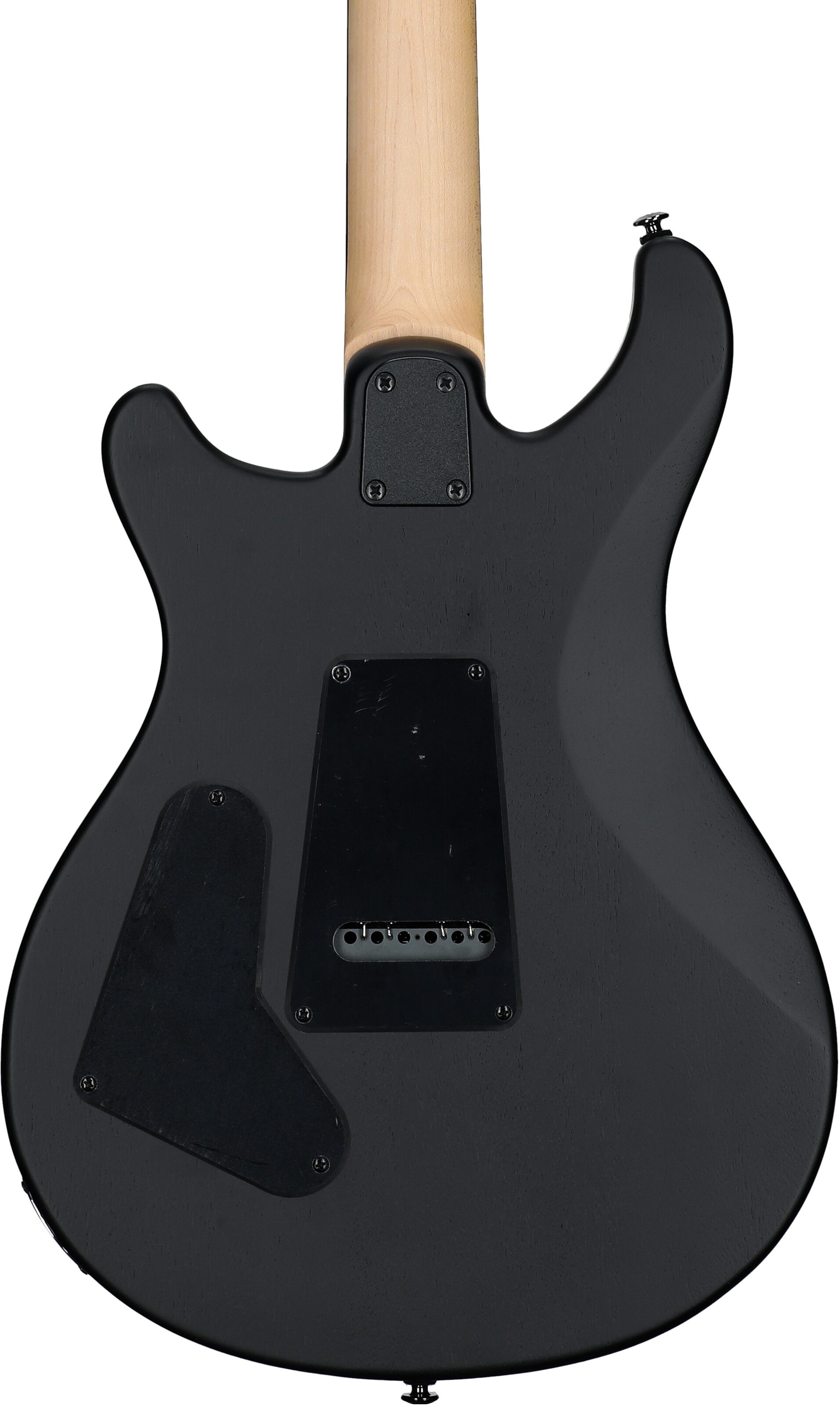 PRS SE Swamp Ash CE24 Sandblasted Limited Edition Electric Guitar (with Gig Bag), Sandblasted White, Body Straight Back