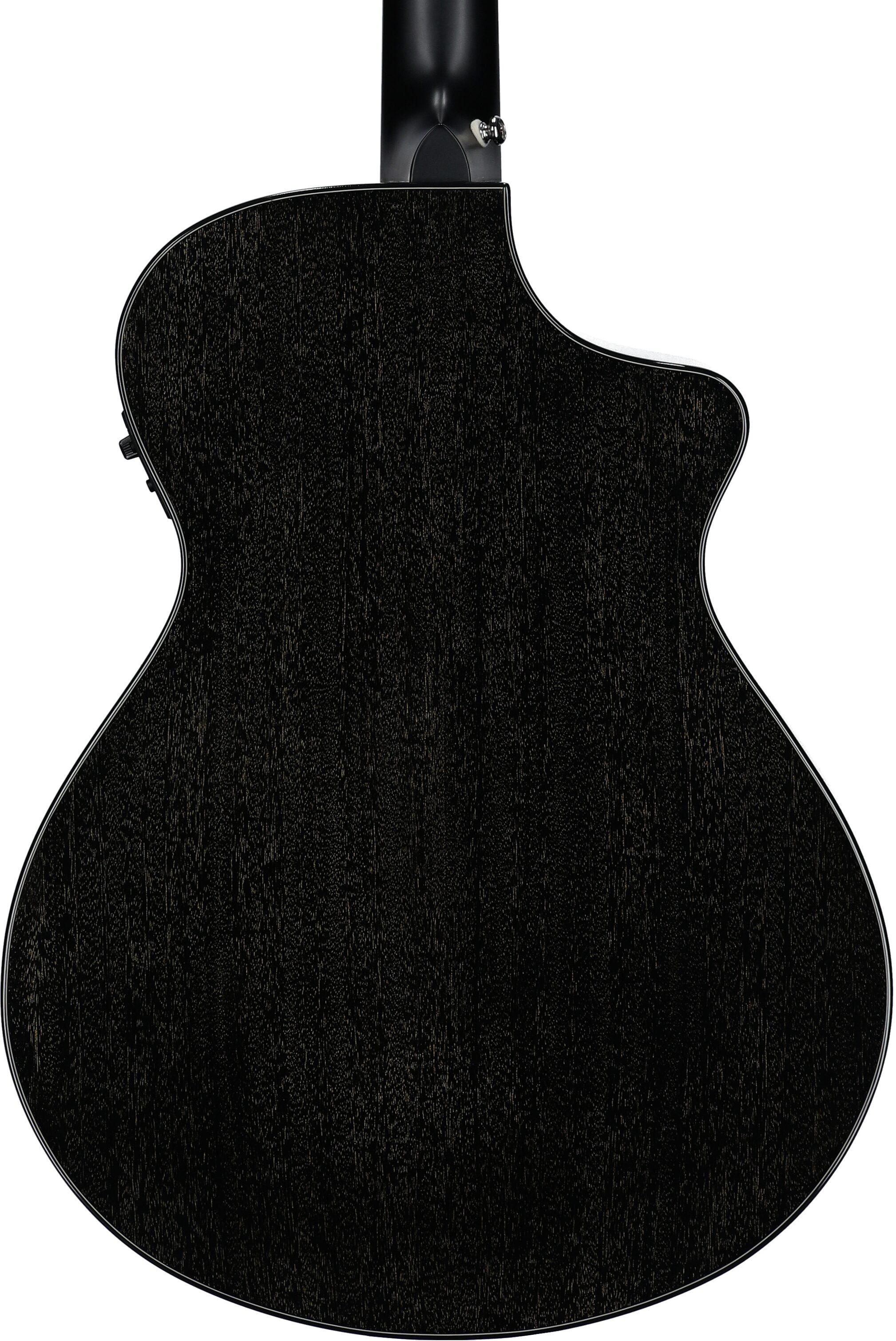 Breedlove Rainforest S Concert CE Acoustic-Electric Guitar, Left-Handed, Black Gold, Body Straight Back