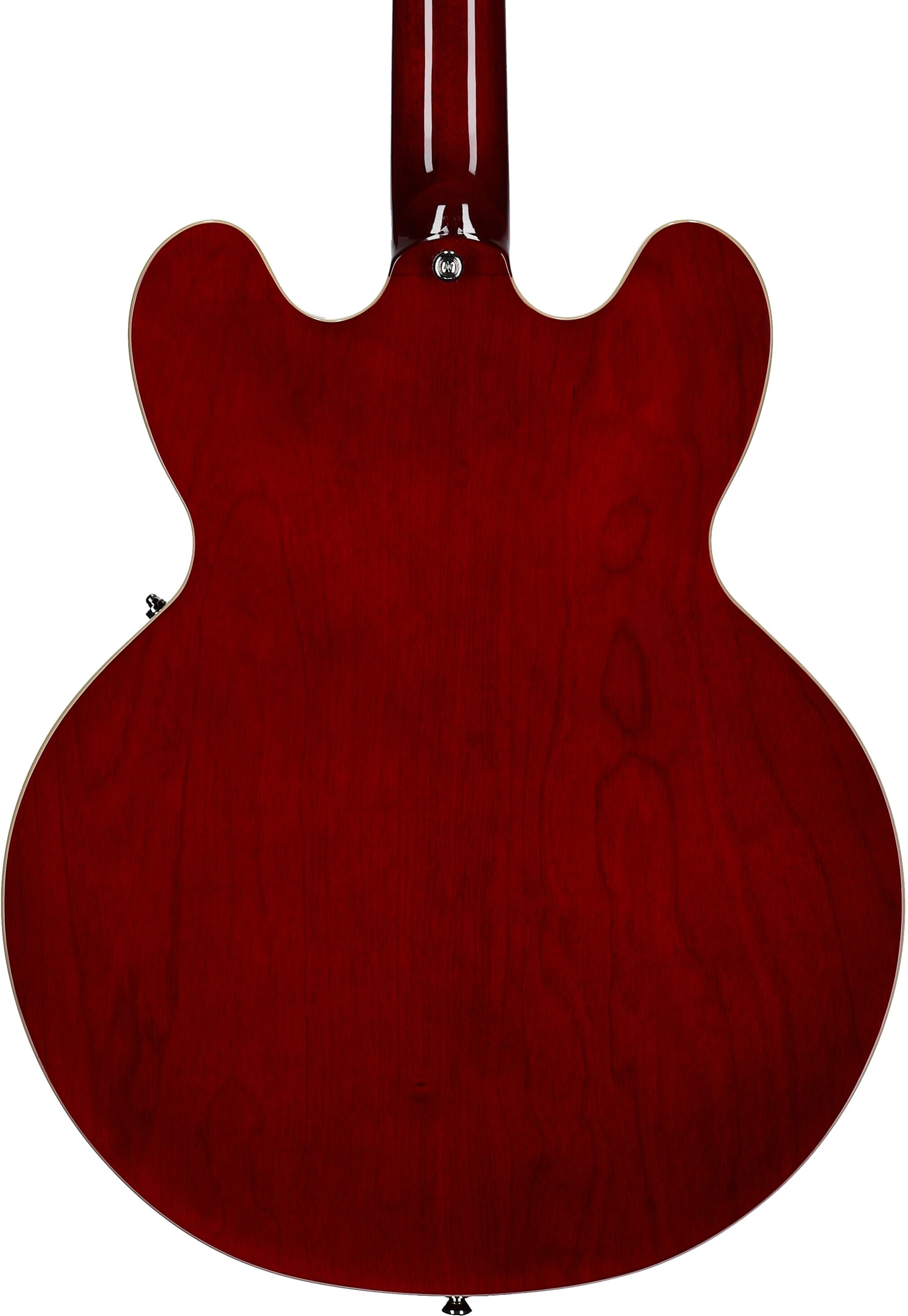 Epiphone ES-335 Traditional Pro Electric Guitar, Dark Wine Red, Body Straight Back