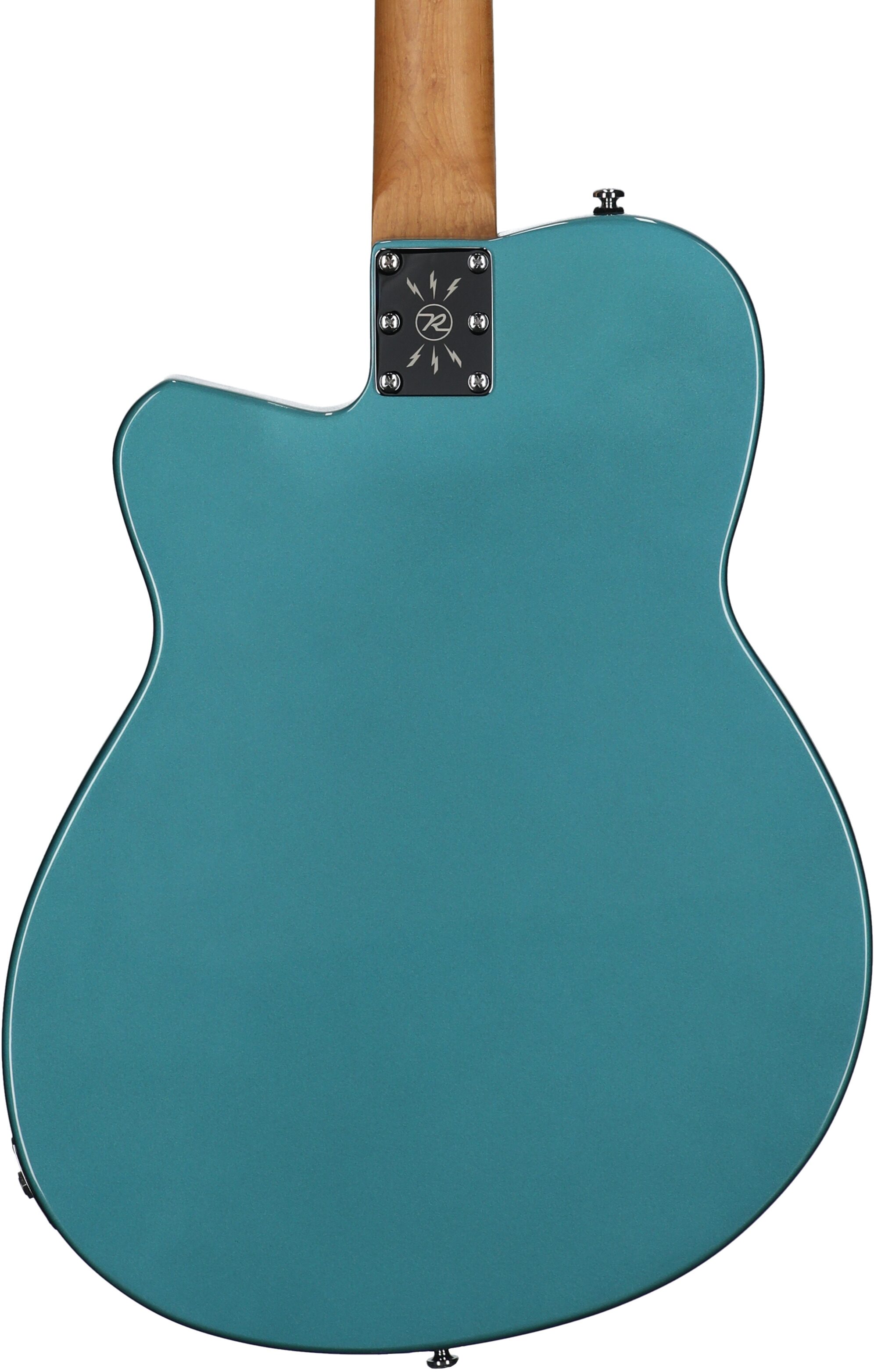 Reverend Club King 290 Electric Guitar, Deep Sea Blue, Body Straight Back