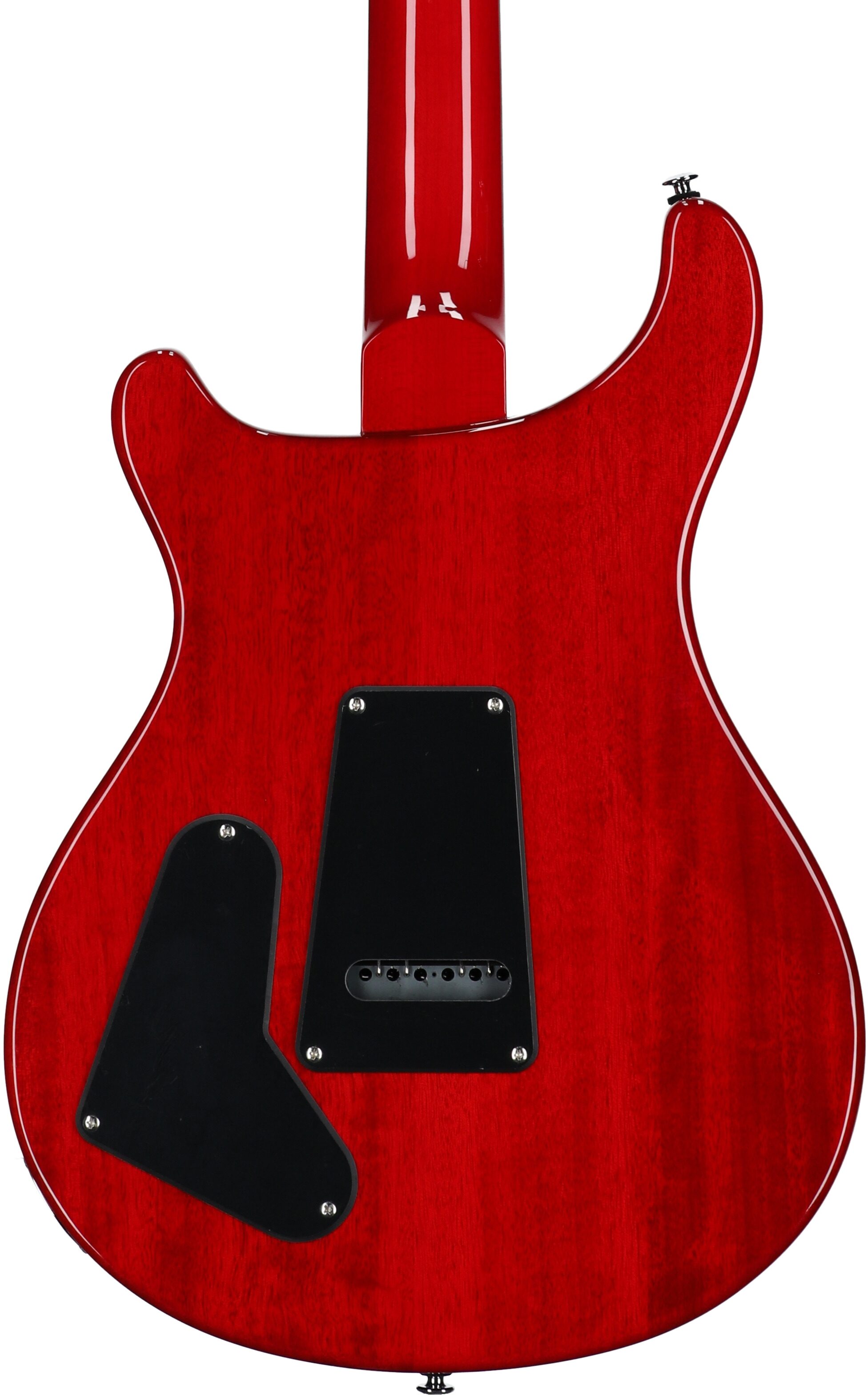 PRS Paul Reed Smith SE Studio Electric Guitar (with Gig Bag), Charcoal Cherry Burst, Body Straight Back