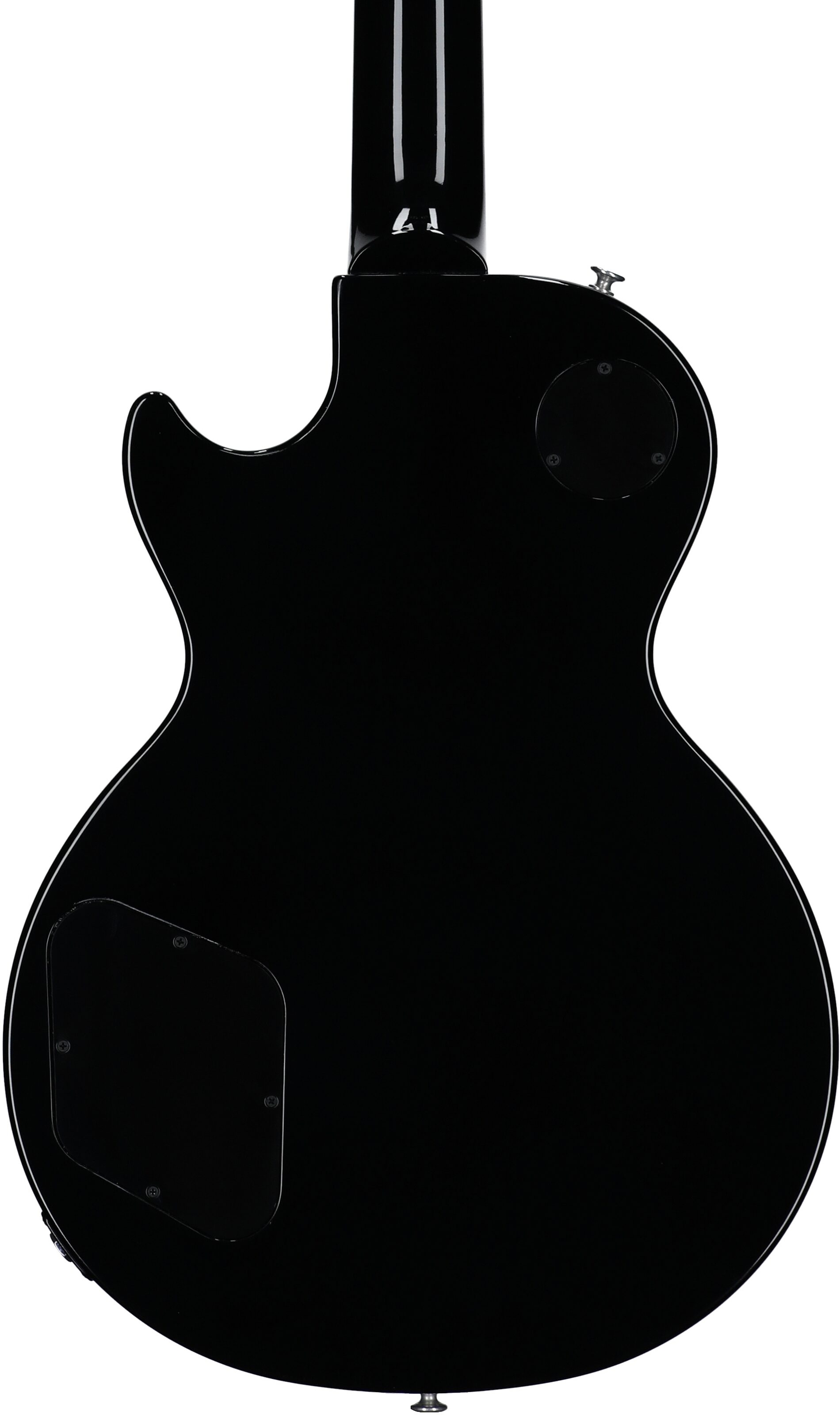 Gibson Les Paul Special Electric Guitar (with Case), Ebony, Body Straight Back