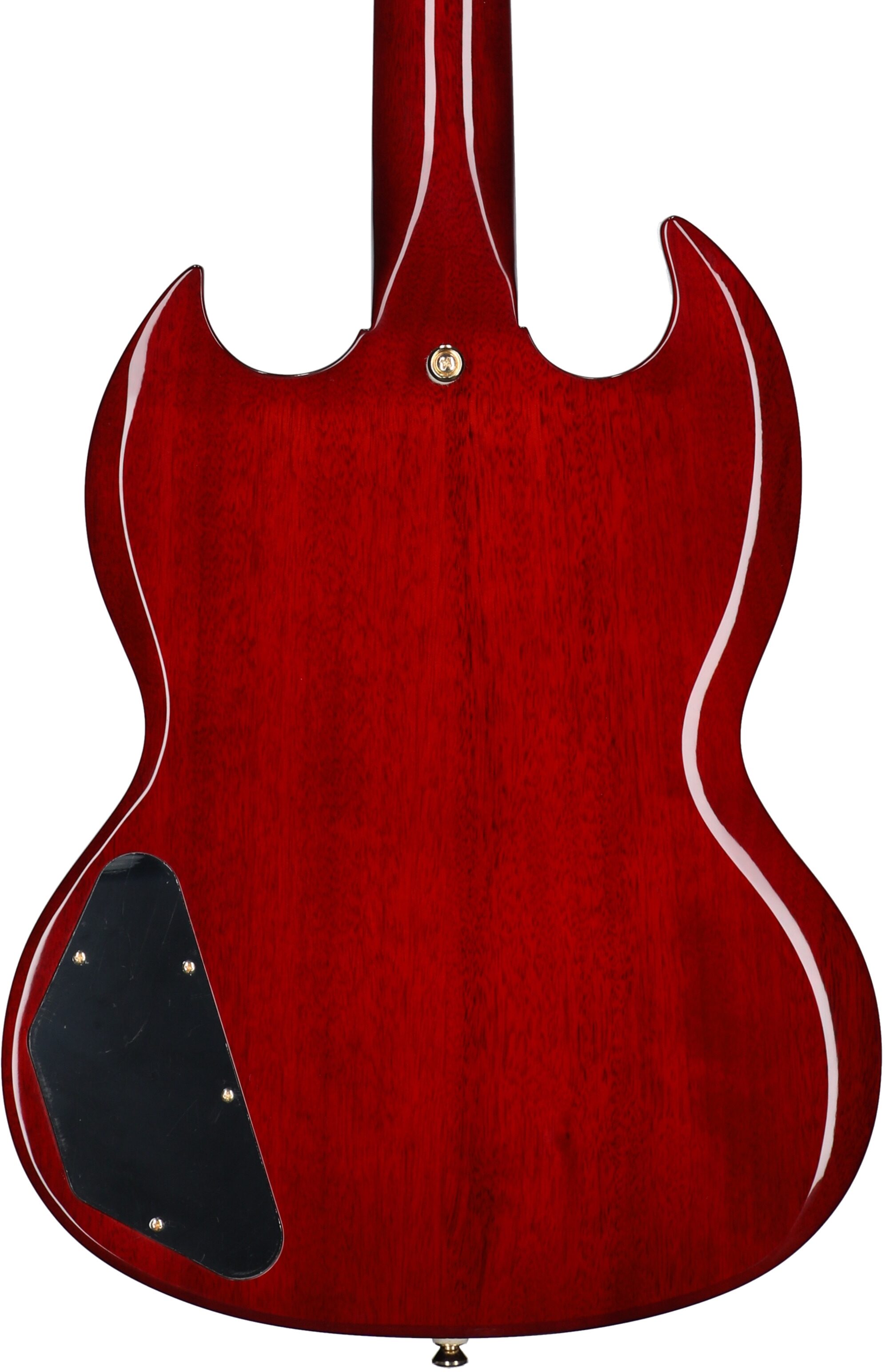 Epiphone Joe Bonamassa 1963 SG Custom Electric Guitar (with Custom Hard Case), Dark Wine Red, Body Straight Back